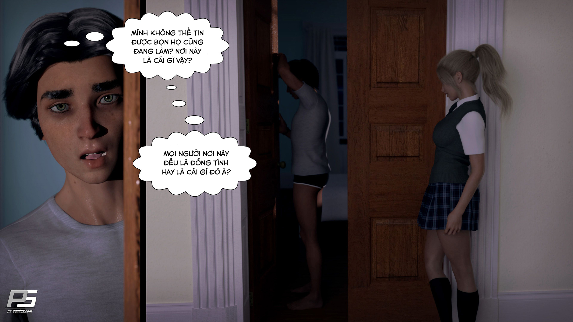 Đọc truyện hentai Milf Mansion - Vol 1 - Chương 7: Chỗ này đều đồng tính?