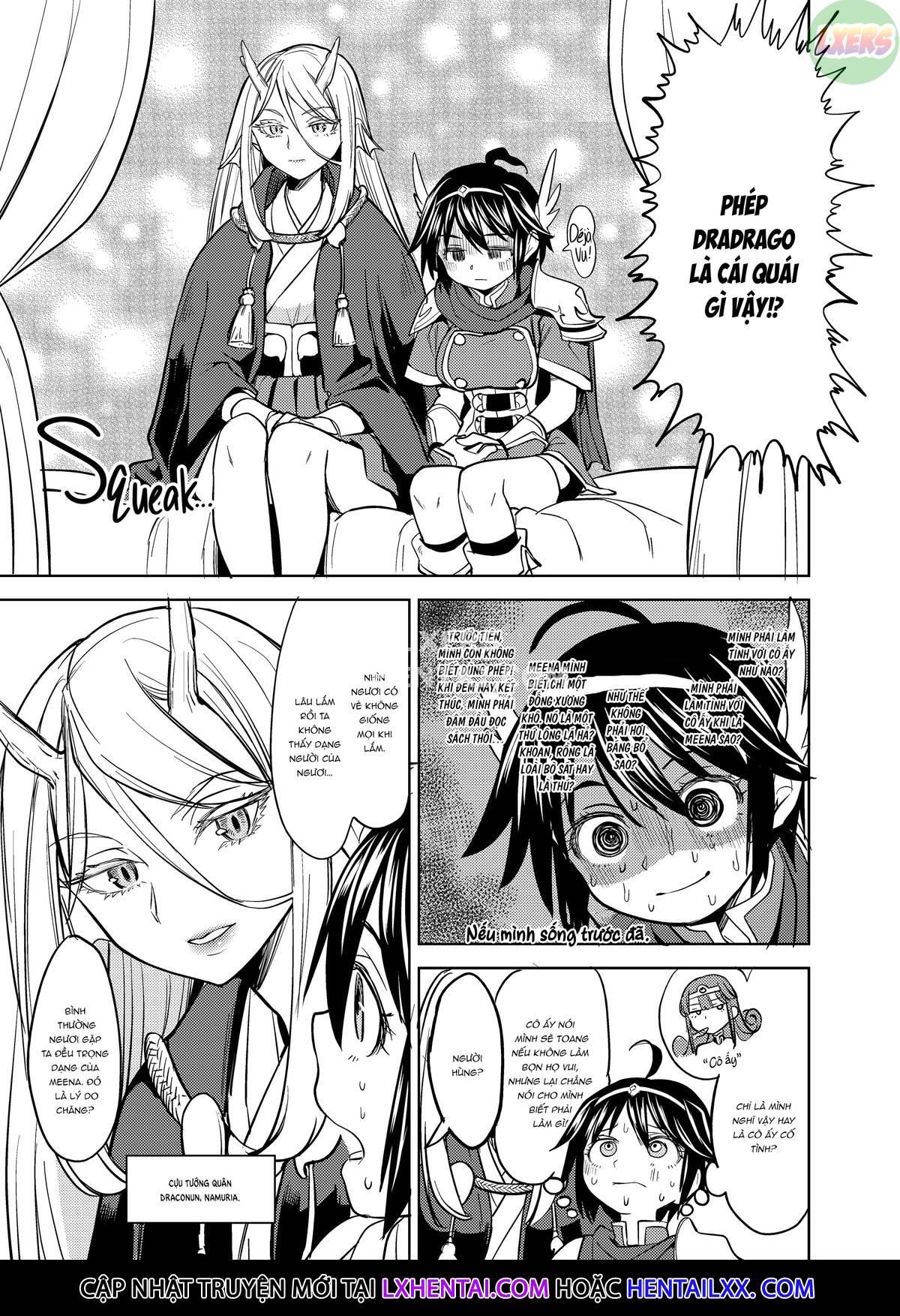 Đọc truyện hentai Tái sinh thành một nữ anh hùng có 5 người vợ quỷ - Chap 2