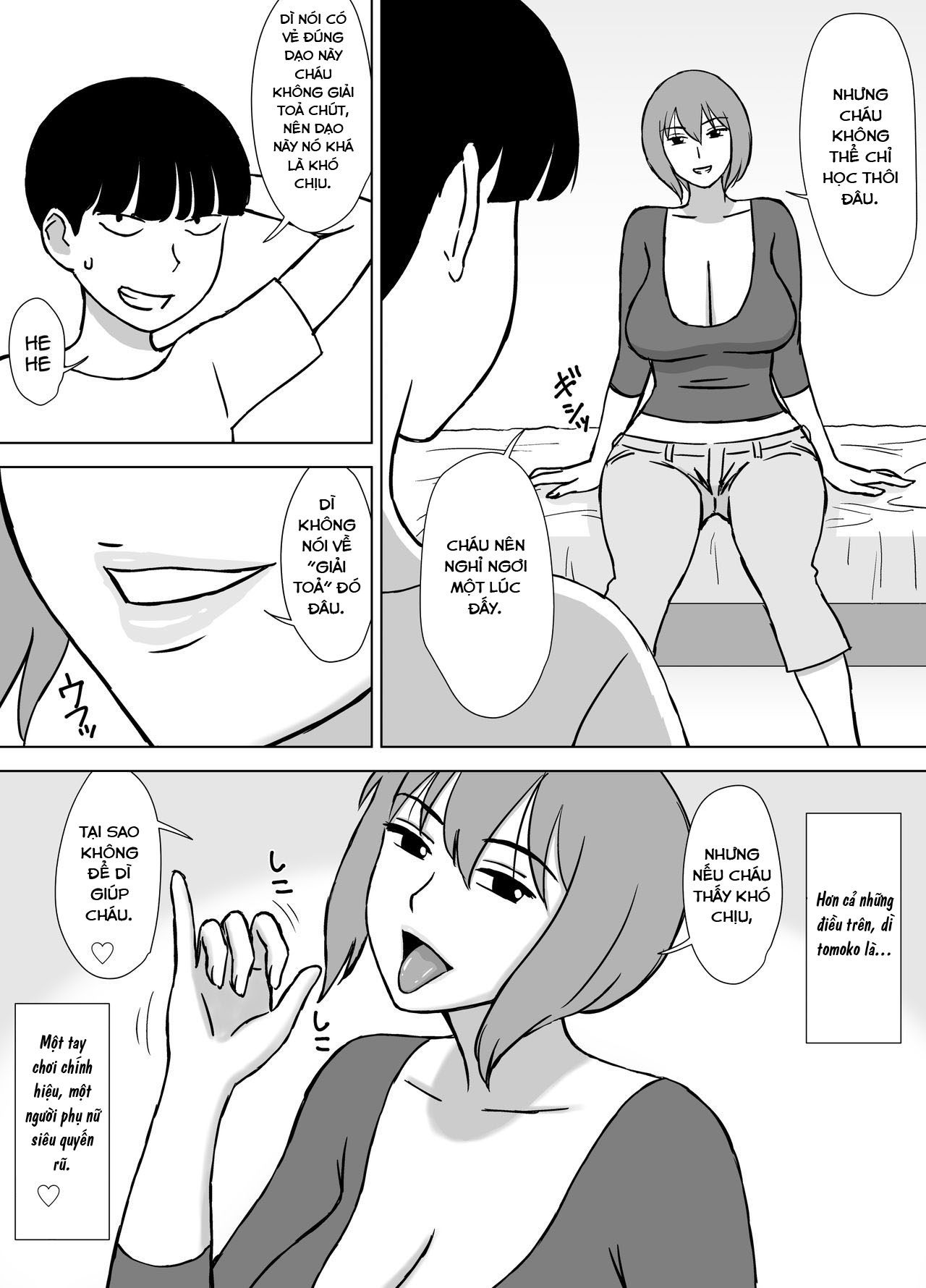 Đọc truyện hentai My Mom and My Aunt Are my Sex Friends - Chap 1: Dì Tomoko!