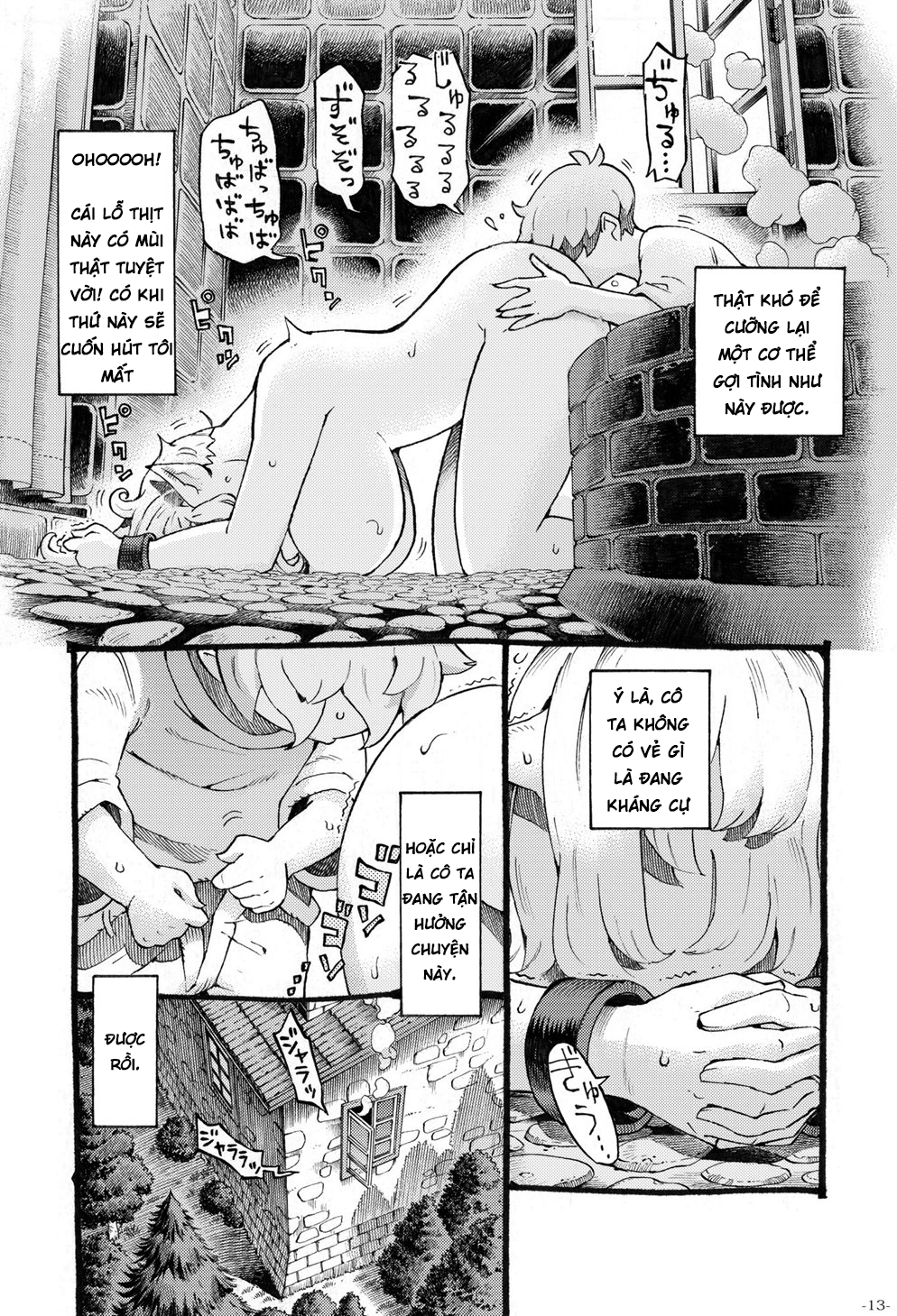 Đọc truyện hentai Cẩn thận với mấy elf hứng tình! - Oneshot