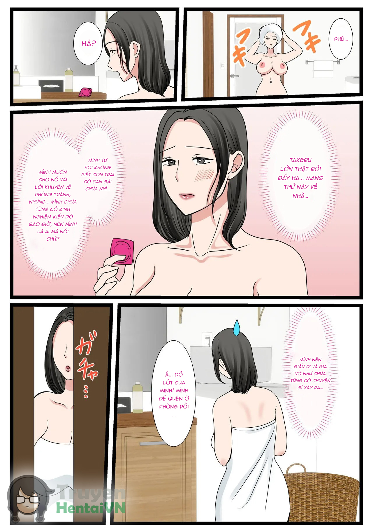 Đọc truyện hentai Shojo no Haha wa Musuko ni Dakarete Ko o Haramu - Oneshot