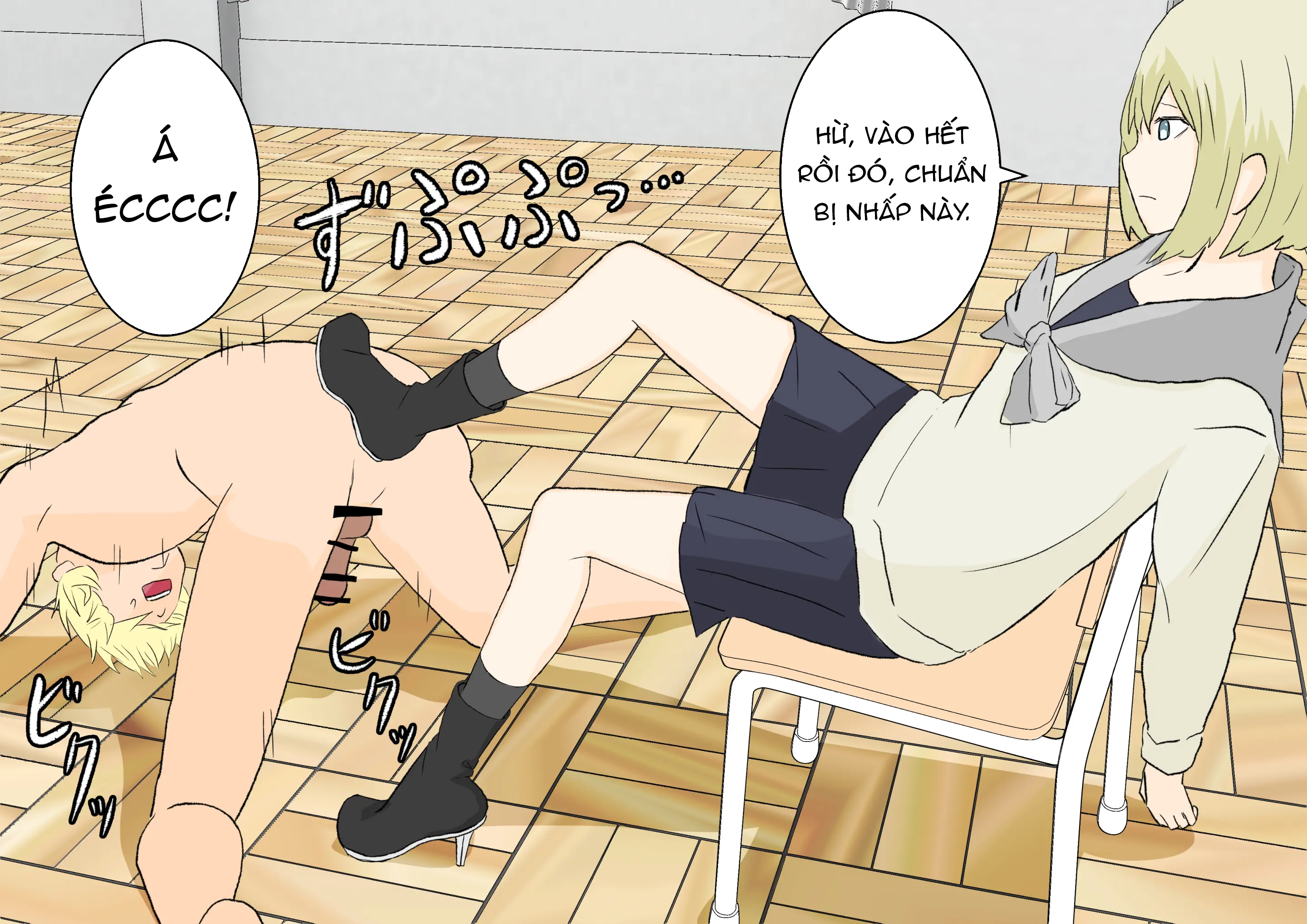 Đọc truyện hentai Hình phạt tra tấn chân của cán bộ kỷ luật - Oneshot