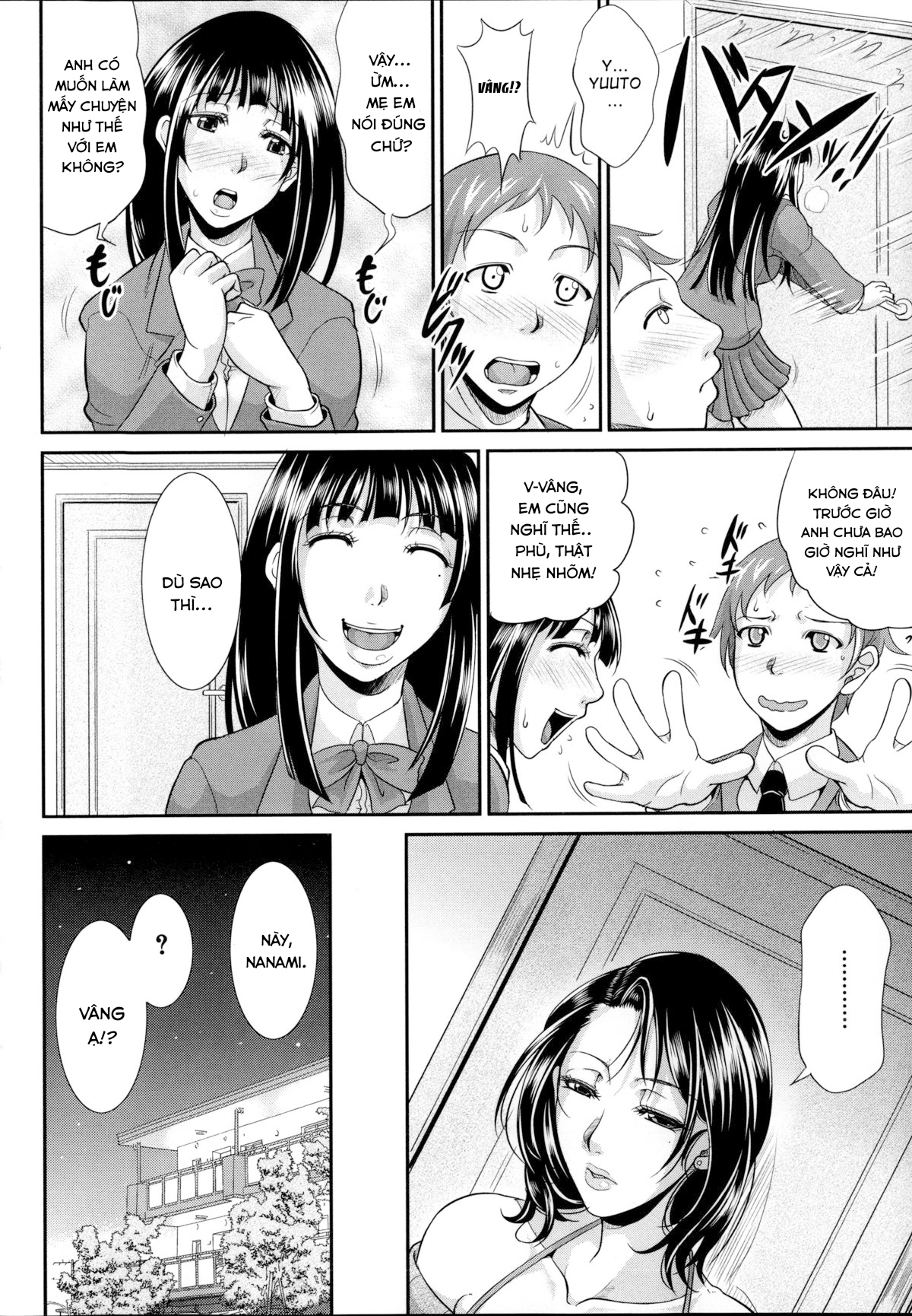 Đọc truyện hentai Kế hoạch giữ lại con rể. - Oneshot