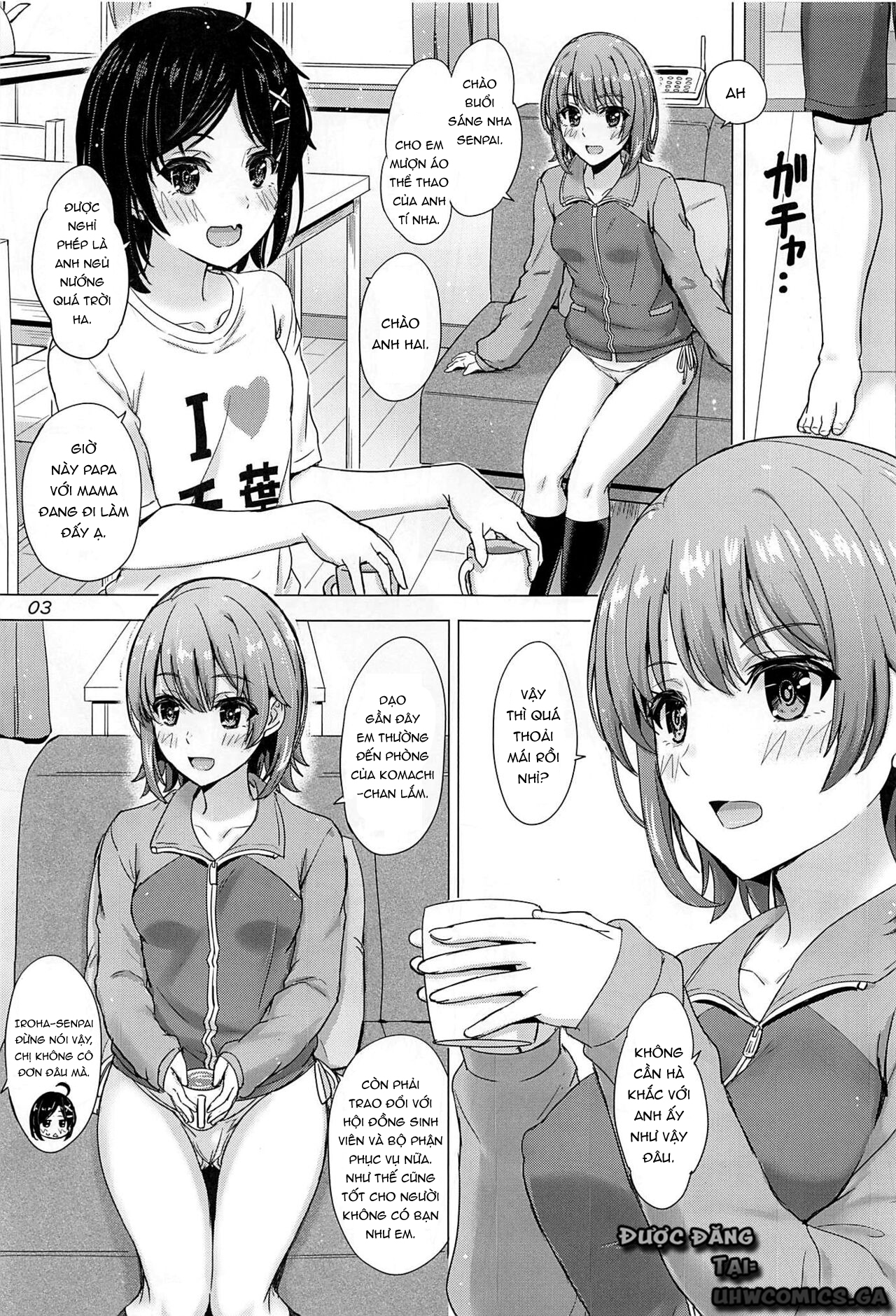 Đọc truyện hentai Em gái đang yêu và hậu bối gạ chịch của tôi - Oneshot