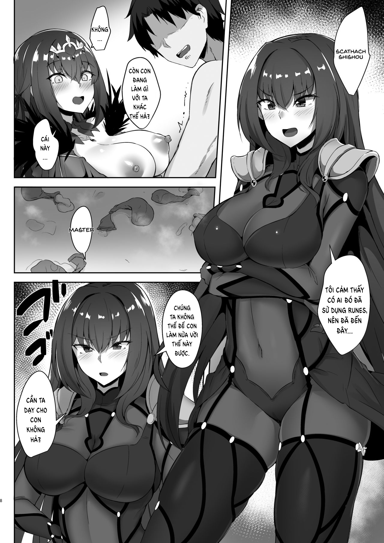 Đọc truyện hentai Scathach Shishou to Skadi-sama wa Ai ga Hoshii - Chap 2 [Gudao x Skadi x Scathach]