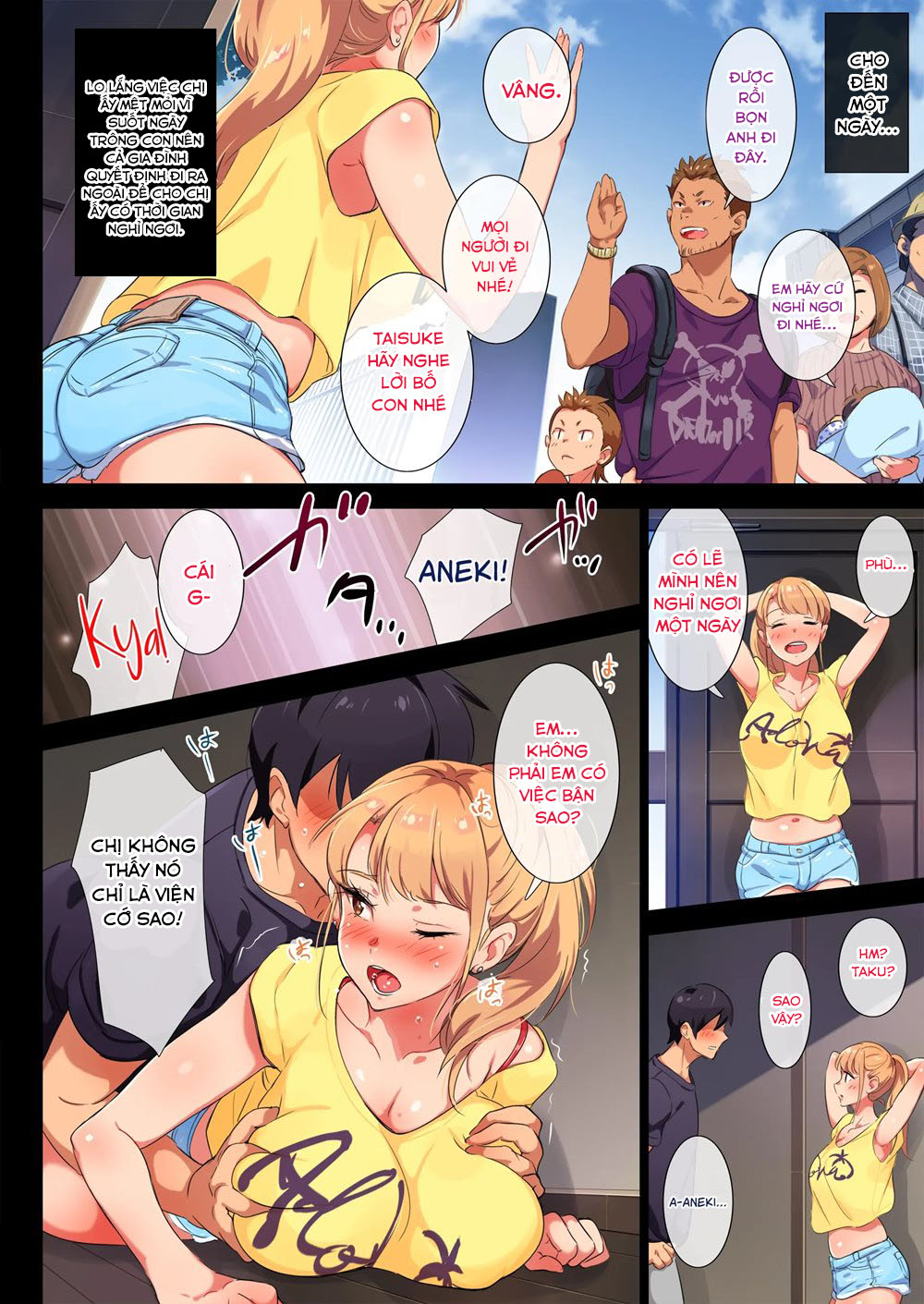 Đọc truyện hentai MY FORMER-DELINQUENT SISTER IS BREASTFEEDING AT HOME - Chap 11 [End]