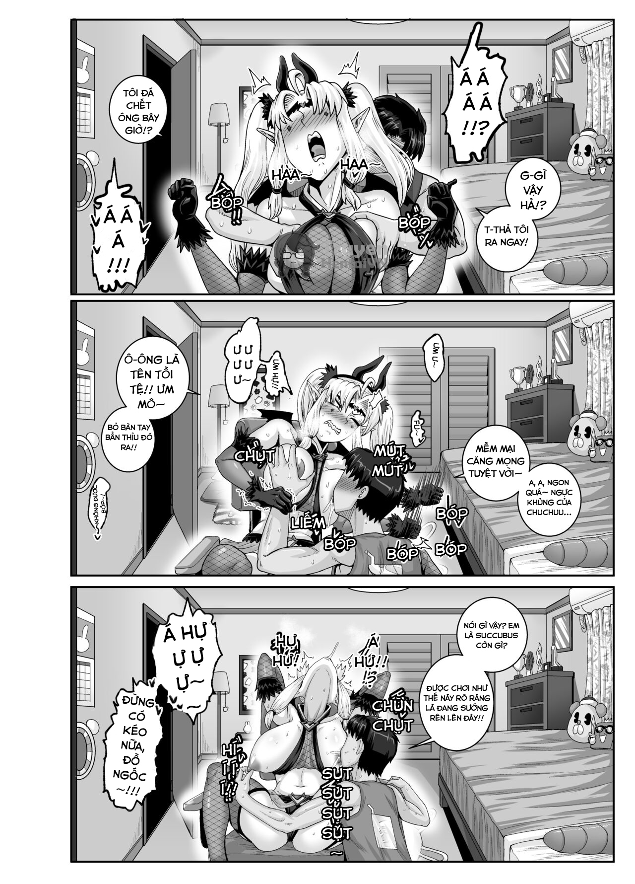 Đọc truyện hentai Dạy dỗ con em gái phiền phức này bằng cá chà bặc - Chap 3