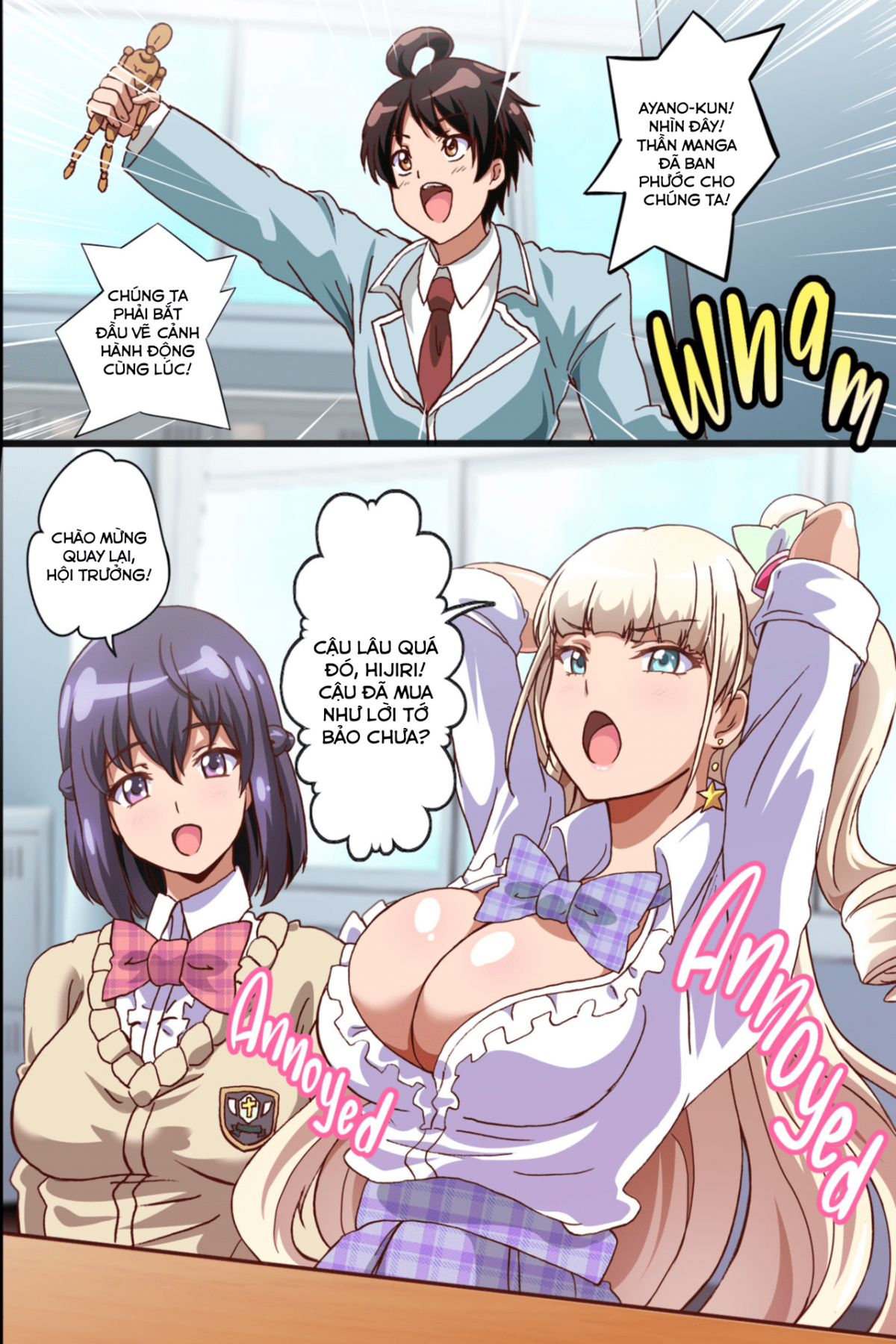 Đọc truyện hentai Búp Bê Kích Dục - Chap 1 - Hội trưởng! Hãy chiếm lấy em đi!