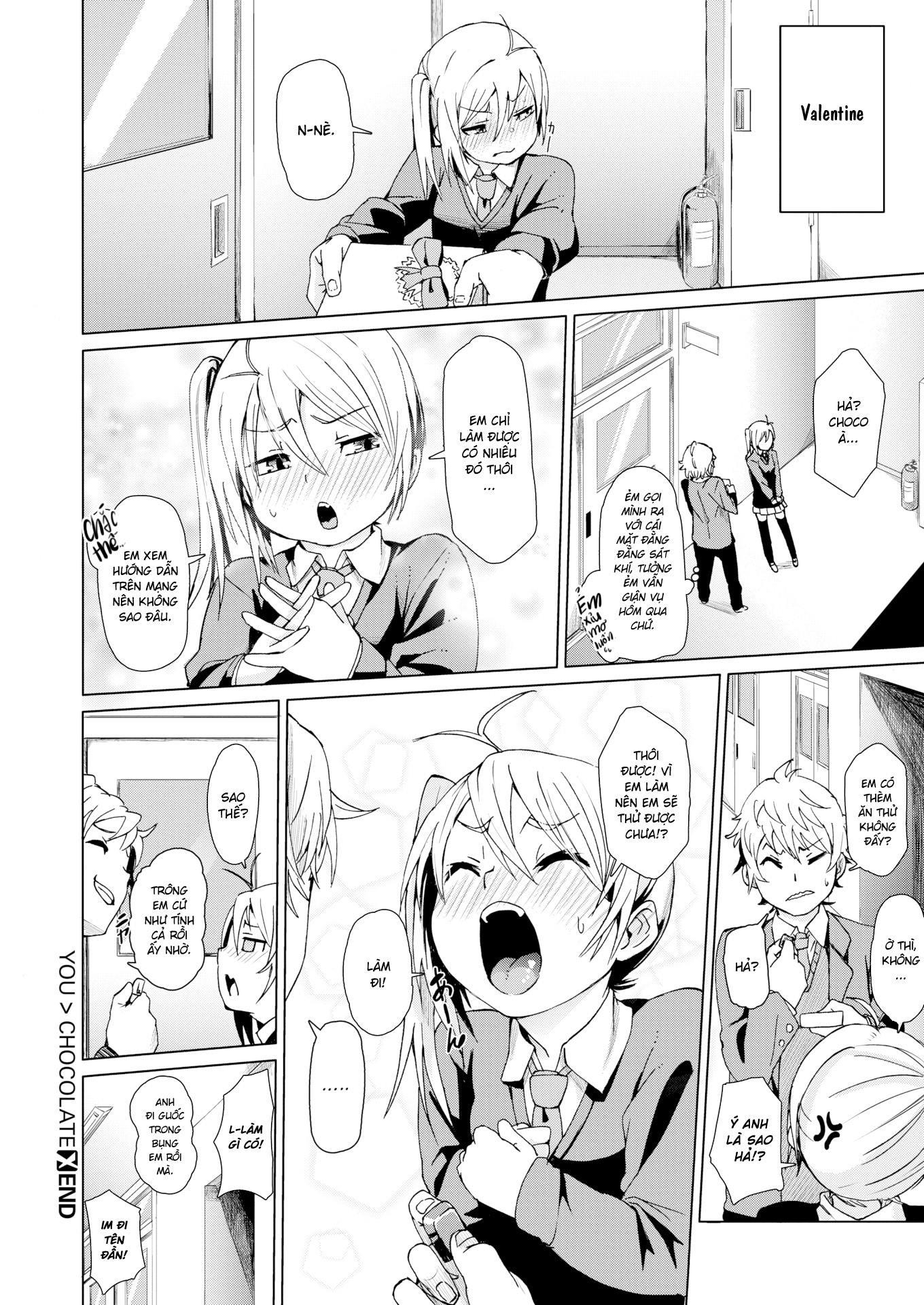 Đọc truyện hentai Cậu còn ngọt hơn choco - Oneshot