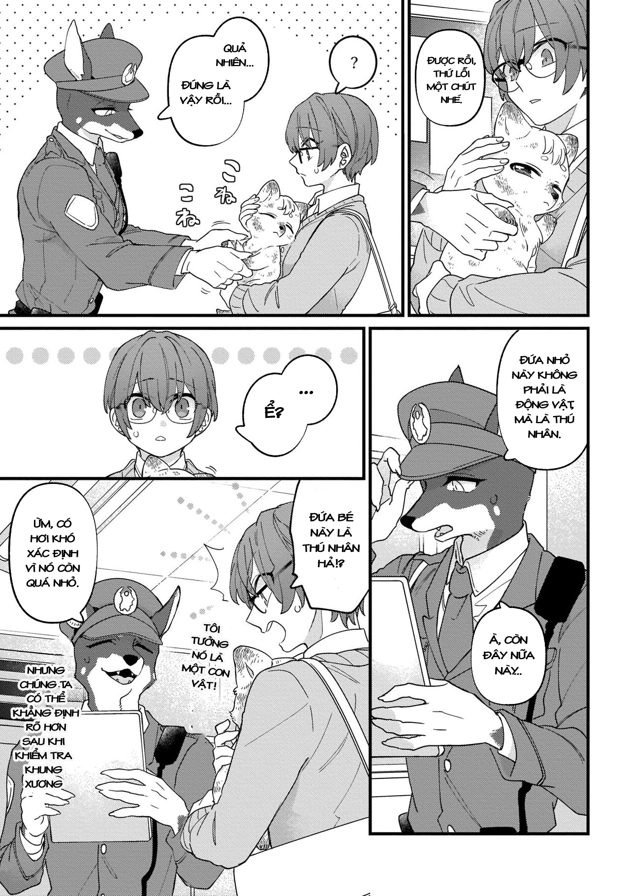 Đọc truyện hentai Trở thành gia đình với thú nhân - Chương 3