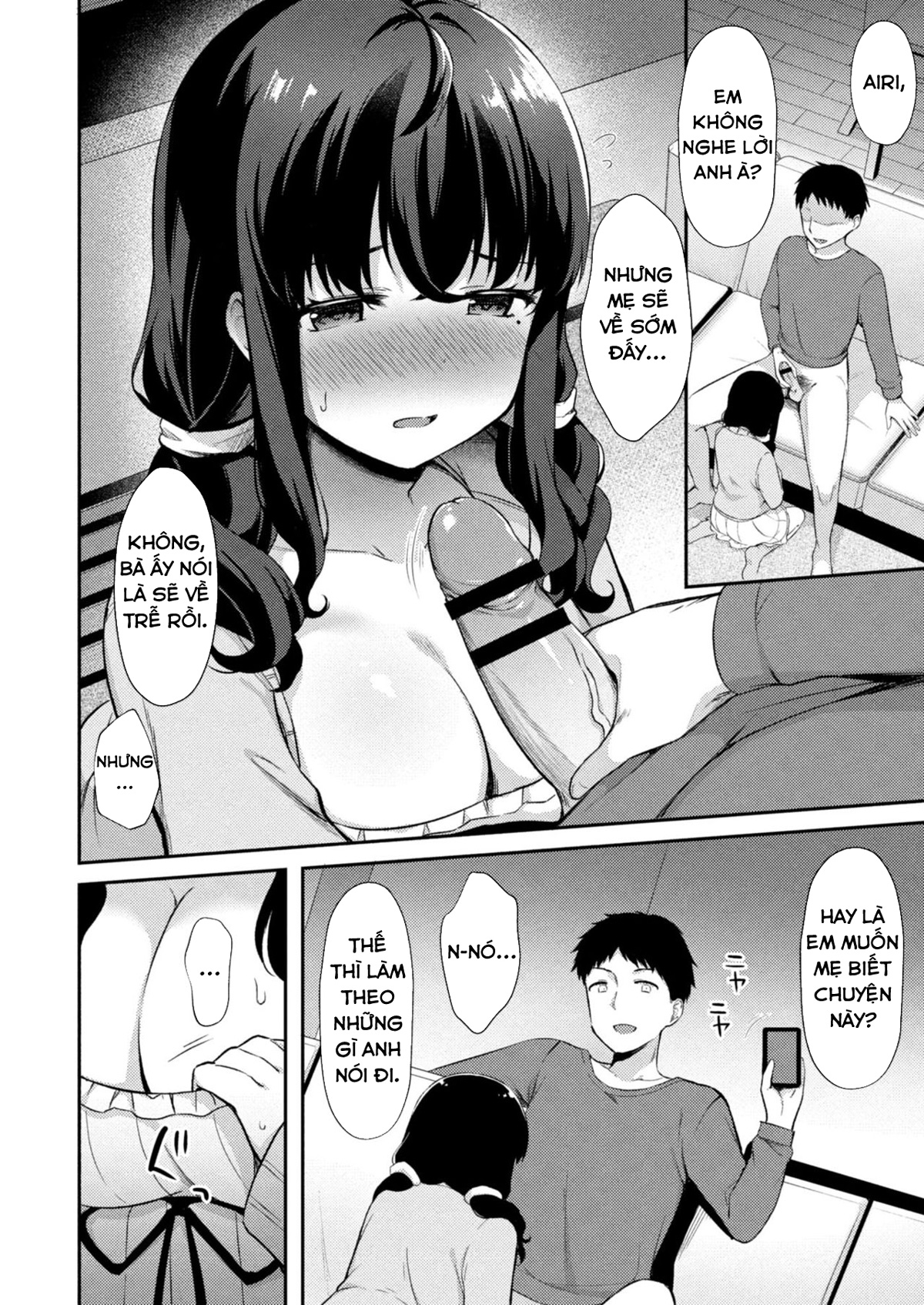 Đọc truyện hentai Sự cám dỗ của em gái nhỏ tôi - Chap 4: Airi và Onii-chan!