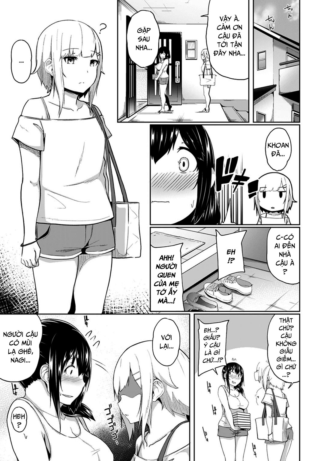 Đọc truyện hentai Tôi ấn nhầm huyệt làm em ấy cứng ngắc!? Bị mát xa ngược lại bằng cặc em ấy! - Chap 4 - Cô bạn đa nghi