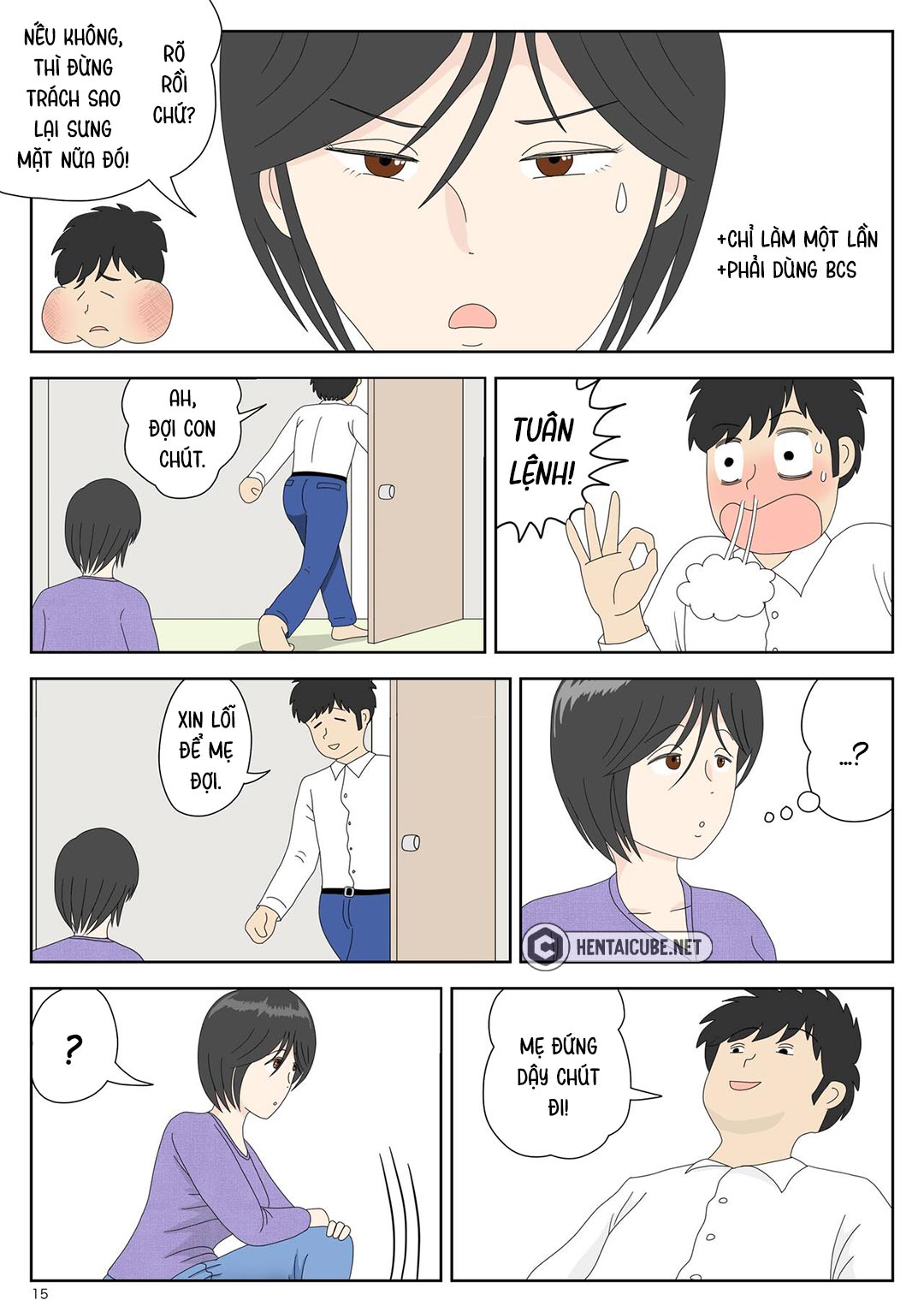 Đọc truyện hentai Bị mẹ phát hiện đang rình trộm thủ dâm - Chap 3 - Đỉnh cao sung sướng