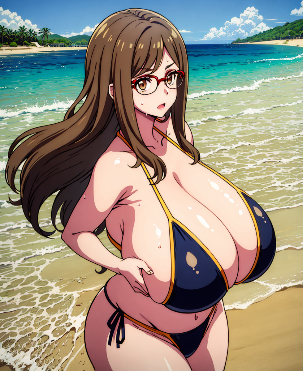 Đọc truyện hentai Tuyển tập Albums Art hentai - Chap 238 - Big Tits Bikini Mizuki