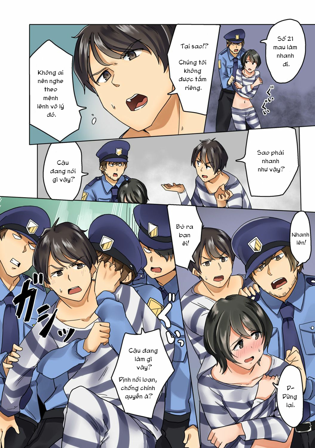 Đọc truyện hentai Kangoku Zemi Kanshu ni Zettai Fukujuu o Shiirarete - Chap 1