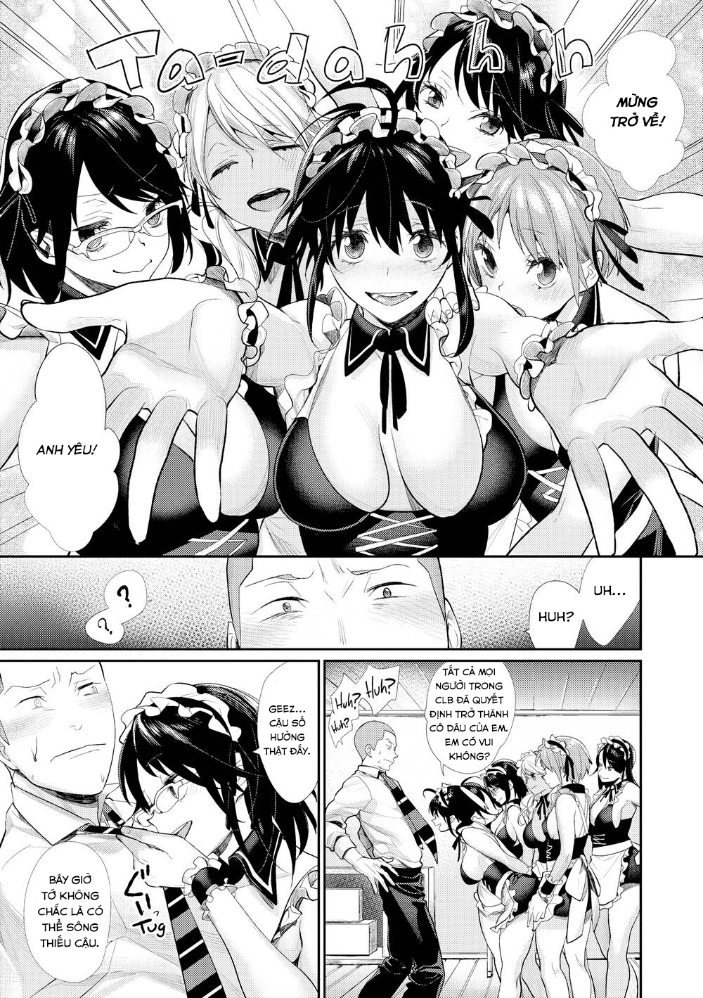 Đọc truyện hentai Lạc và CLB của những coi gái Otaku - Chap 6