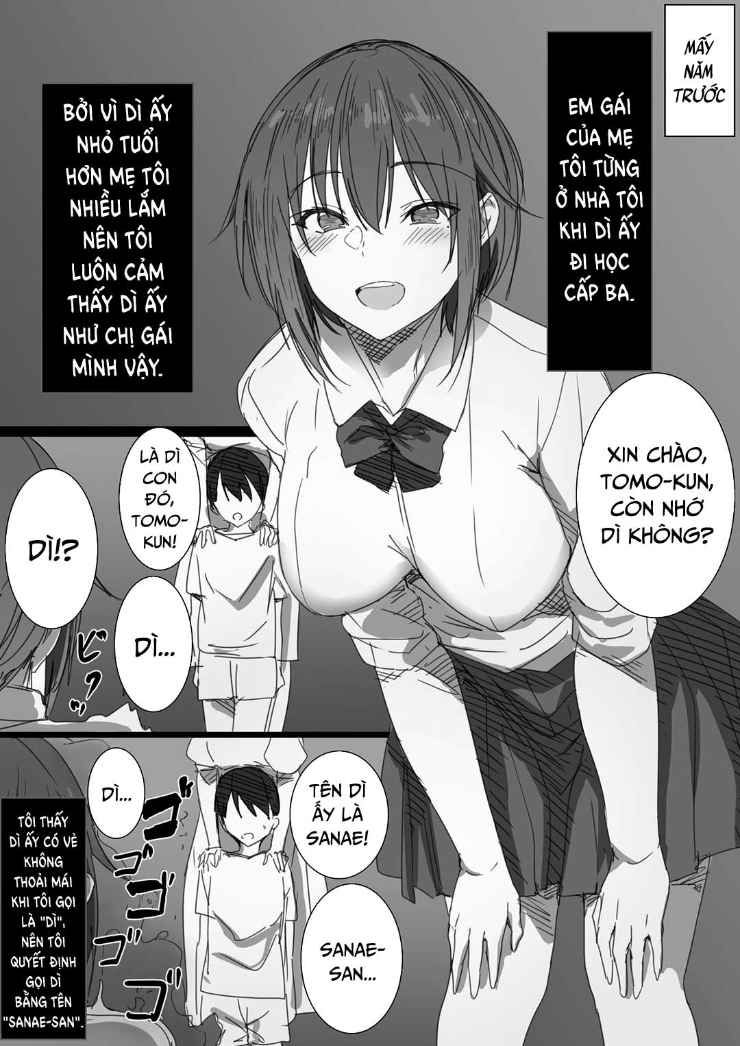 Đọc truyện hentai Người dì tôi yêu đã bỏ nhà ra đi - Chap 1