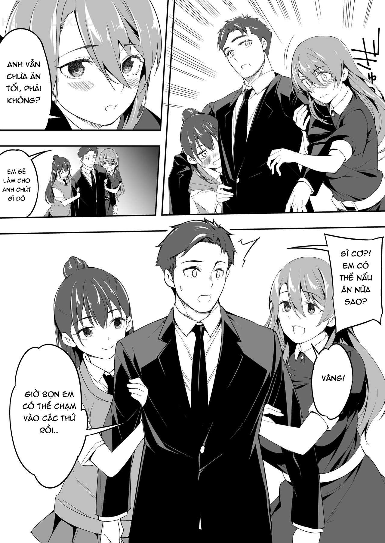 Đọc truyện hentai Chỉ anh chạm được vào chúng em - Chap 2 - [END]