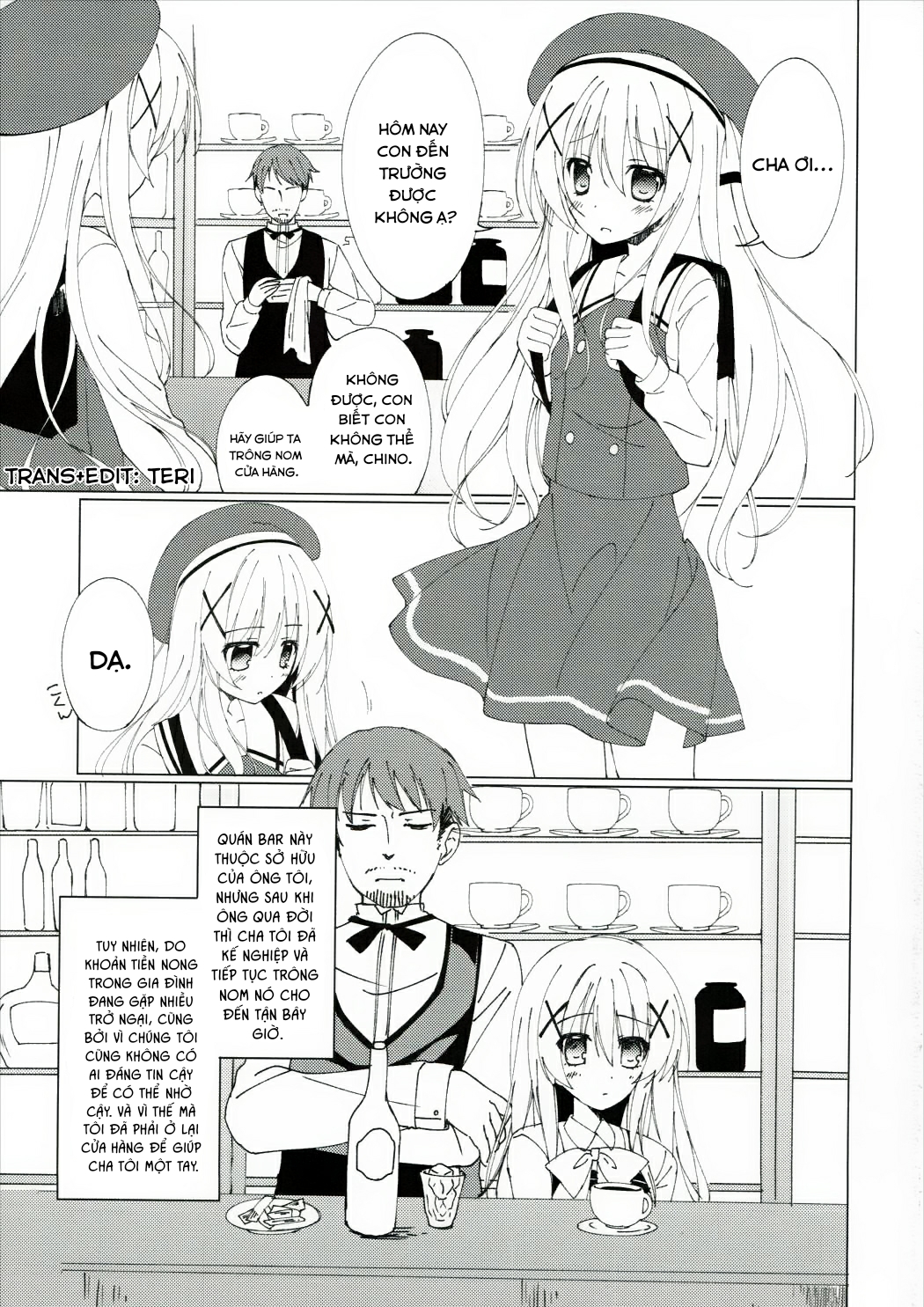 Đọc truyện hentai Thiên đường của thỏ (Chino) - Chap 1