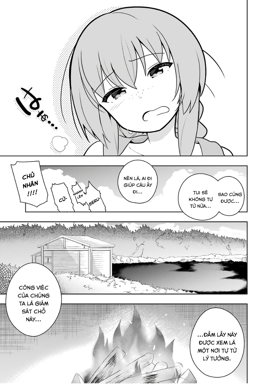 Đọc truyện hentai Tôi không có duyên với Bạch Ma Thuật, thế còn Hắc Ma Thuật thì sao? - Chap 4 [Nước ở đầm lầy rất lạnh, nhưng công ty lại rất ấm!]