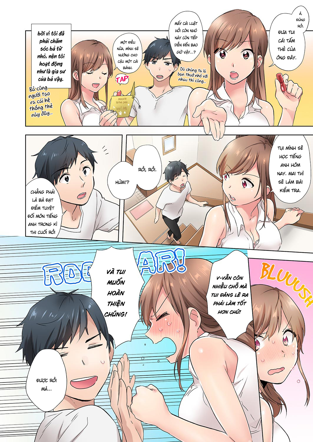 Đọc truyện hentai Làm Tình Với Nhỏ Bạn Ướt Đẫm Mồ Hôi... - Chap 1