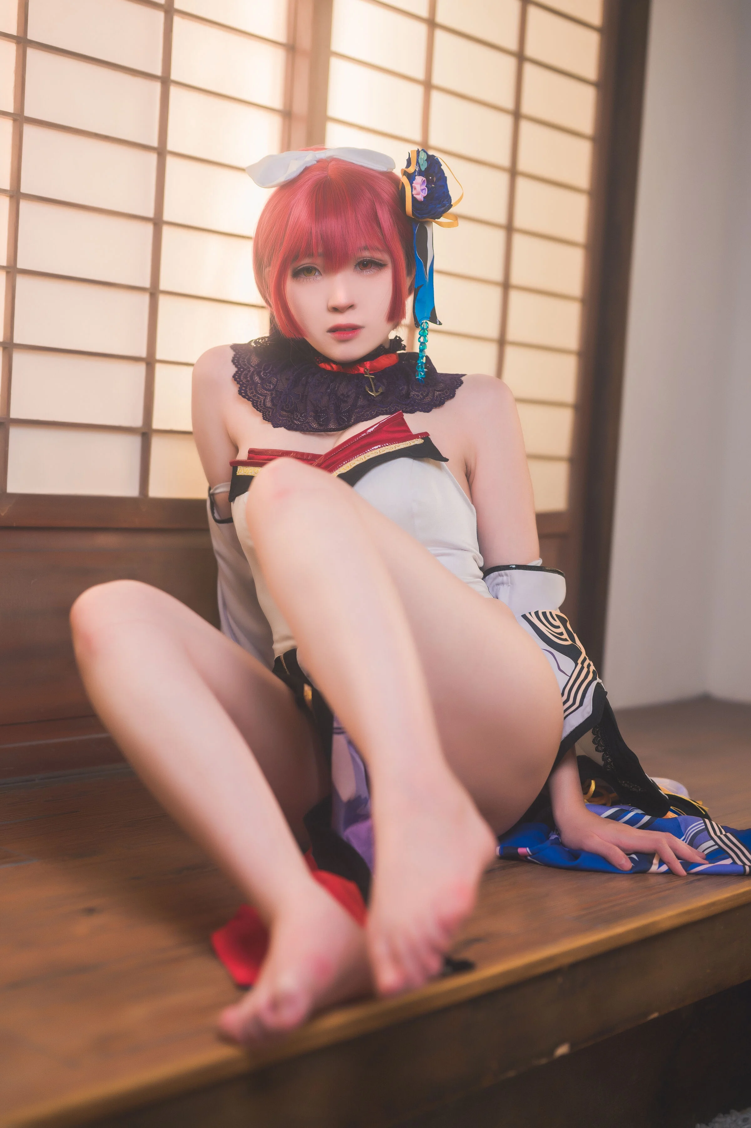 Đọc truyện hentai Tuyển tập Albums siêu phẩm Cosplay - Chap 450 - [Nanaki] Hozhong Marin Kimono X'mas
