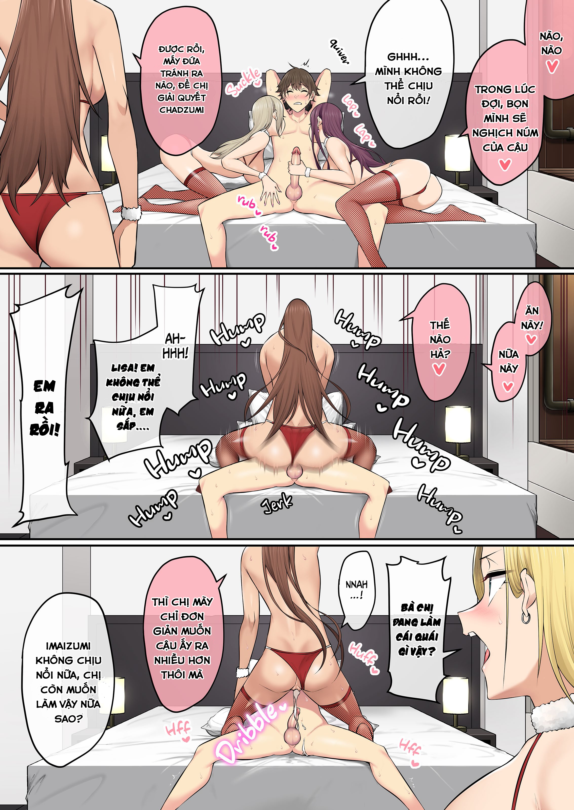 Đọc truyện hentai Imaizumi đưa cả bầy Gyaru về nhà mình - Chap 5