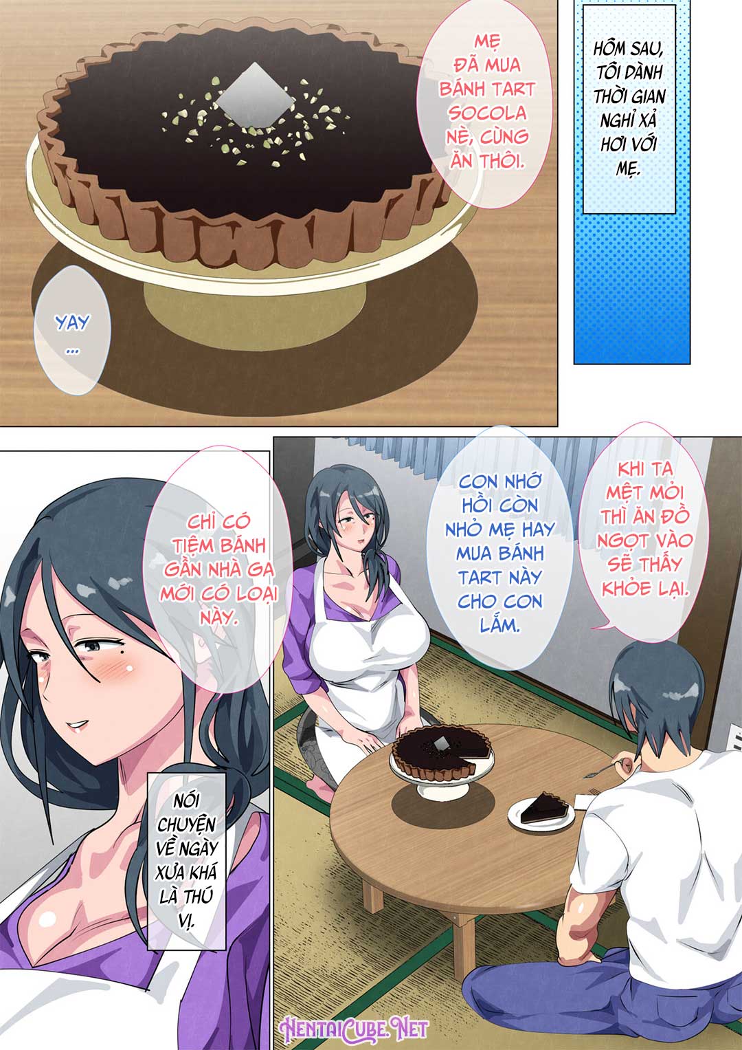 Đọc truyện hentai Người mẹ góa bụa Sayoko và con trai - Chap 2