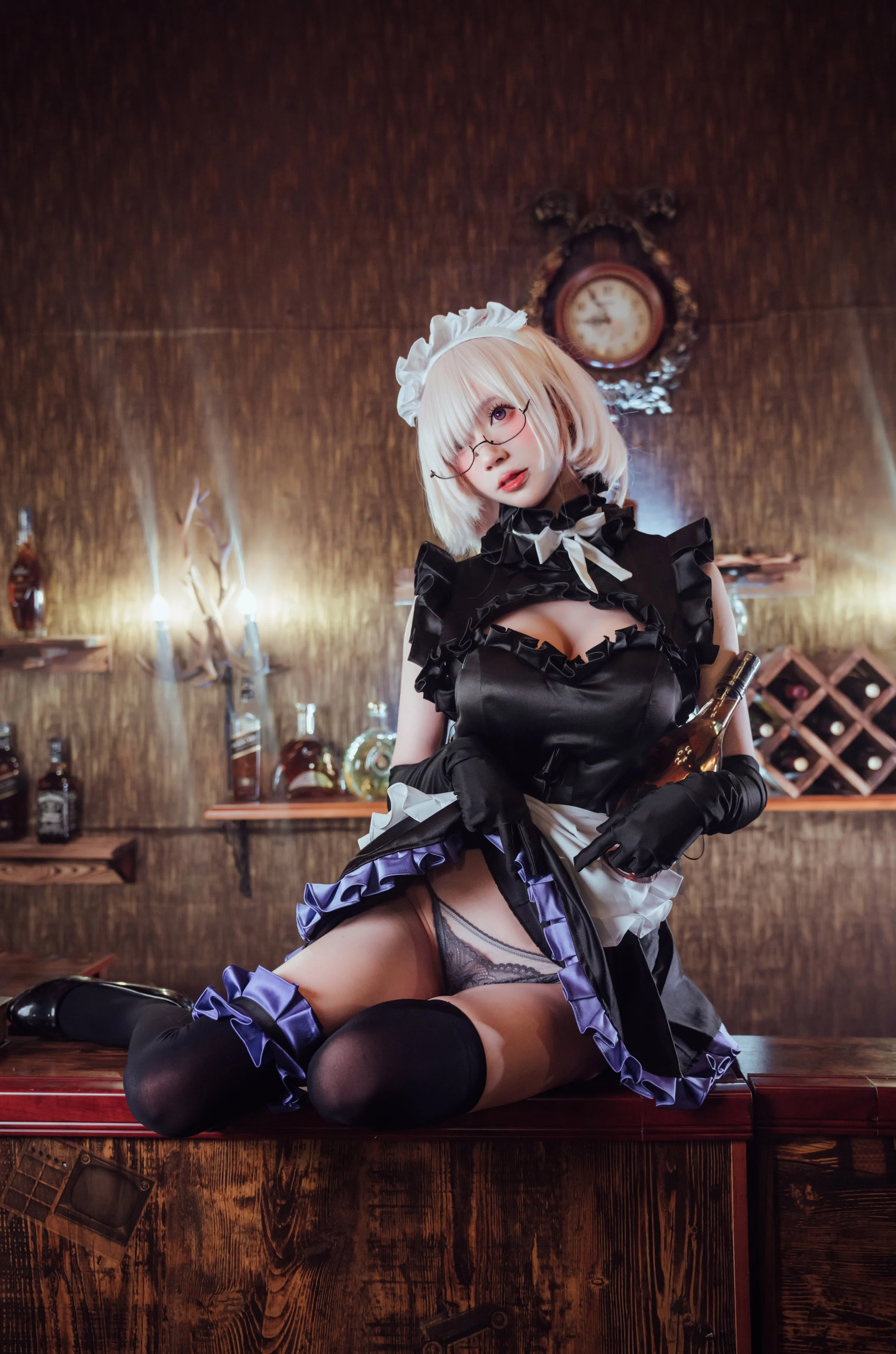 Đọc truyện hentai Tuyển tập Albums siêu phẩm Cosplay - Chap 737 - [Saionji Nanka] Mashu Maid Outfit