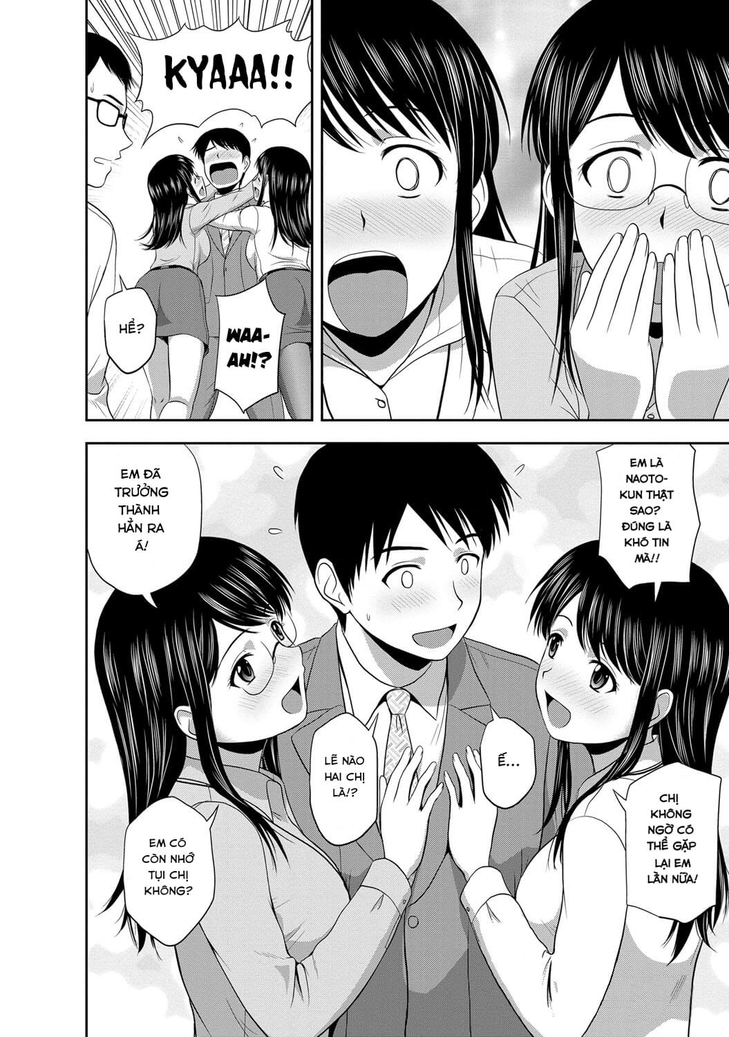 Đọc truyện hentai Tiệc Ngủ Qua Đêm Cùng Hai Chị Em Áo Dài - Oneshot