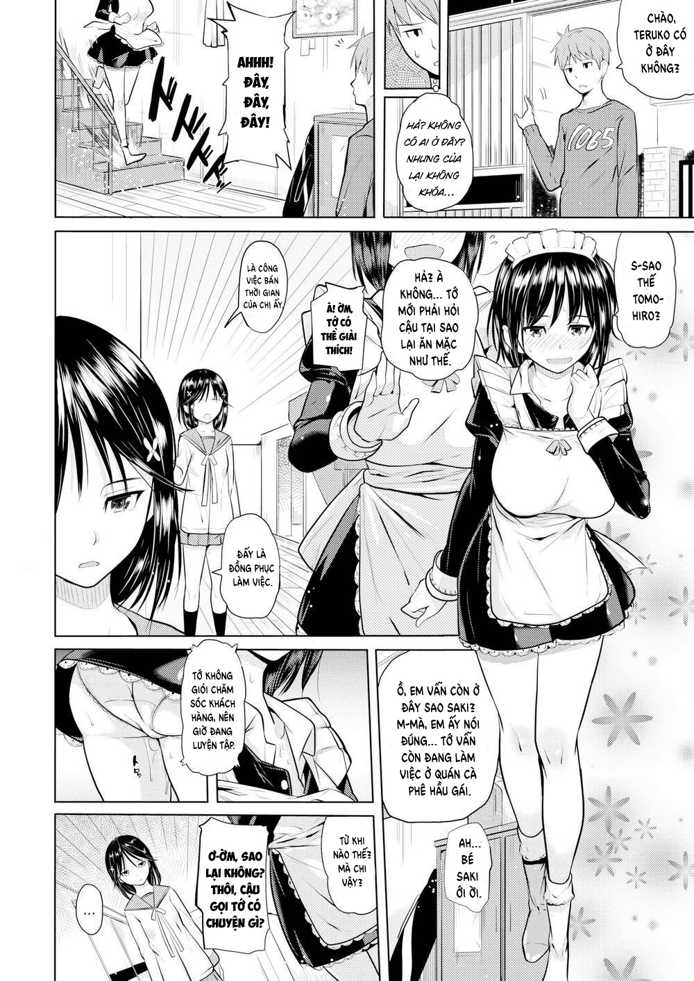 Đọc truyện hentai Nữ hầu gái xinh như thiên thần thích bú cu - Oneshot