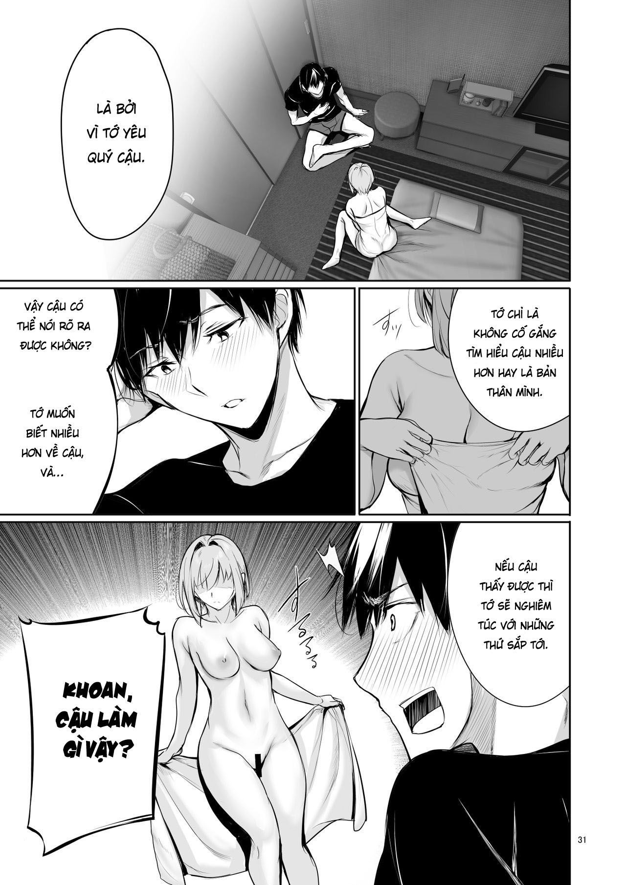 Đọc truyện hentai Homestay-chu no Doitsu Musume ga Issho ni Furo ni Haitte Kuru Wake - Oneshot