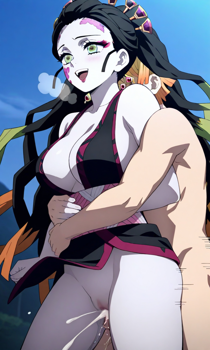 Đọc truyện hentai Tuyển tập Albums Art hentai - Chap 745 - Demon Slayer: Kimetsu no Yaiba Daki ball kick