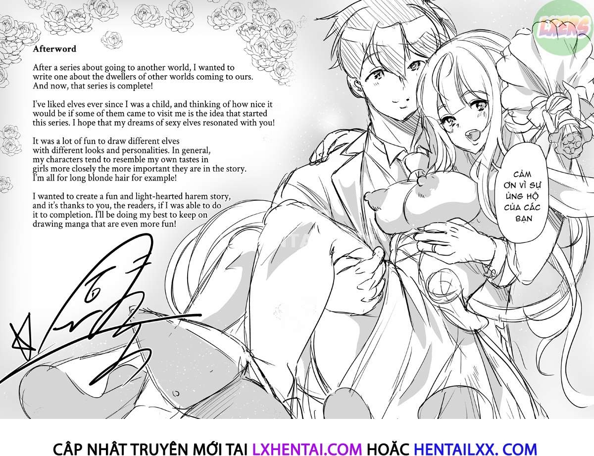 Đọc truyện hentai Slutty Elf Sisters Seeking a Husband - Chap 5 - With This Creampie I Thee Wed | END