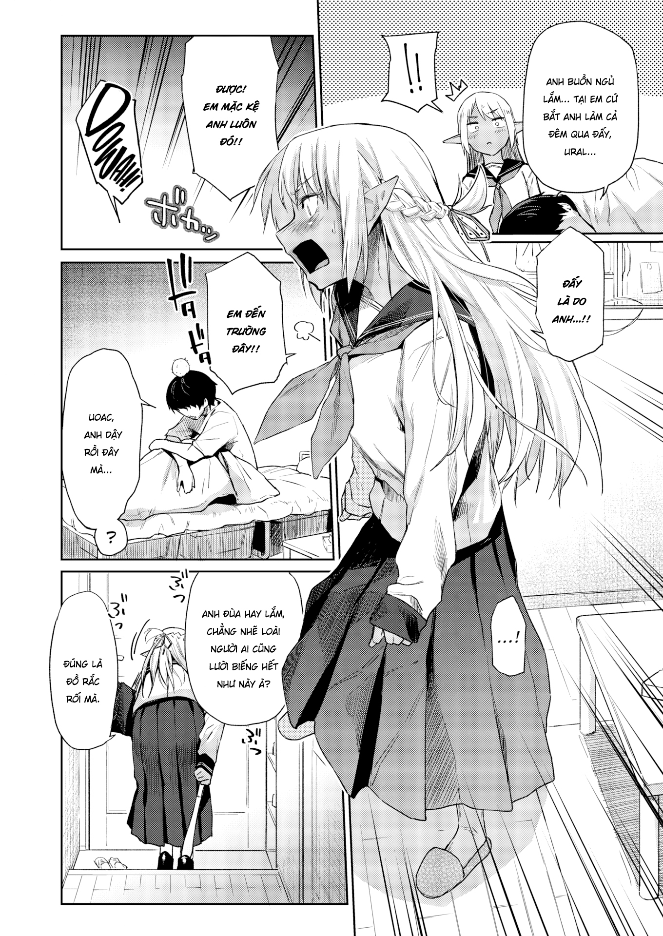 Đọc truyện hentai Một nhà cùng nàng nữ sinh elf da ngăm - Chap 1