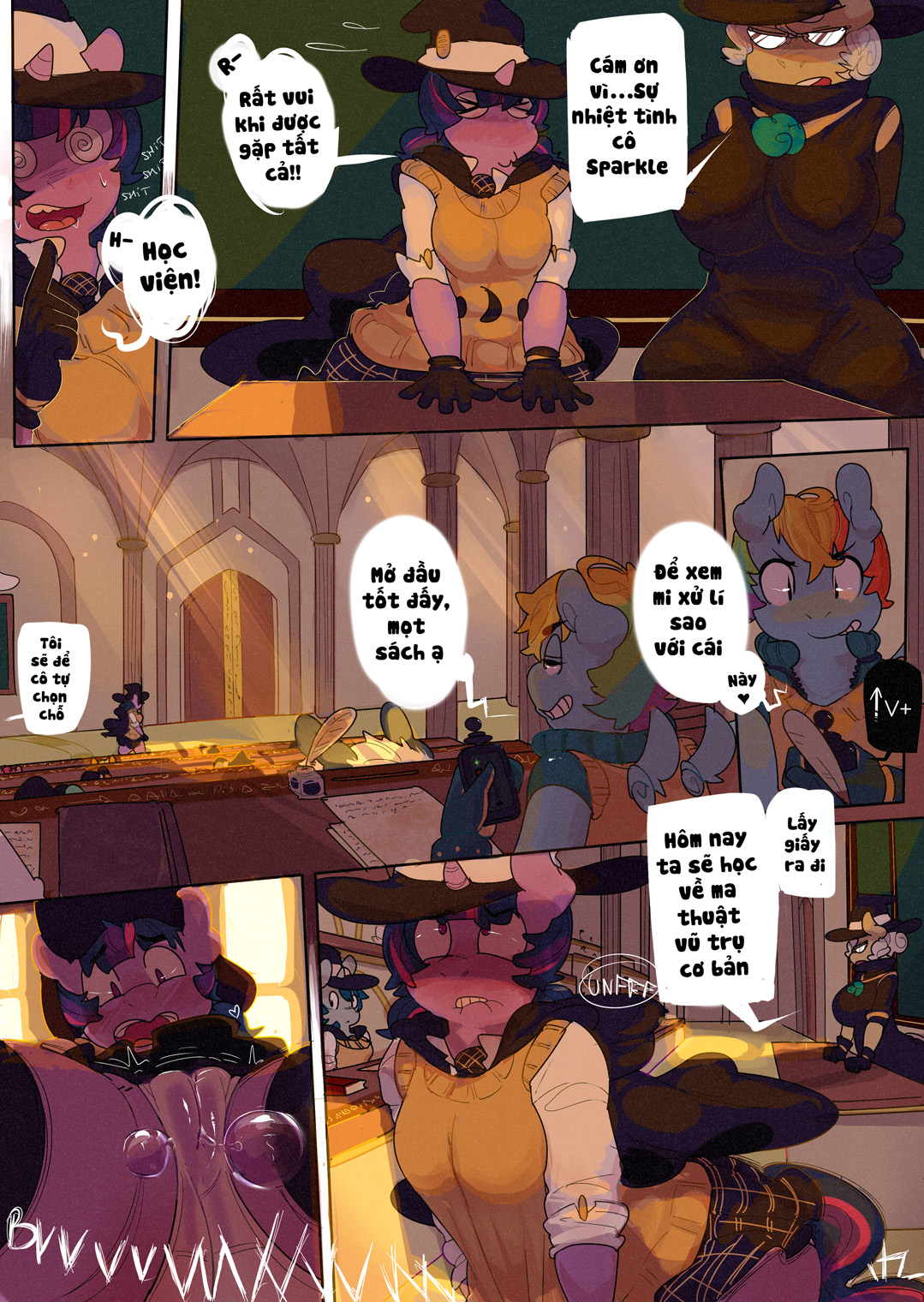 Đọc truyện hentai Học viện kì lân. - Chap 1