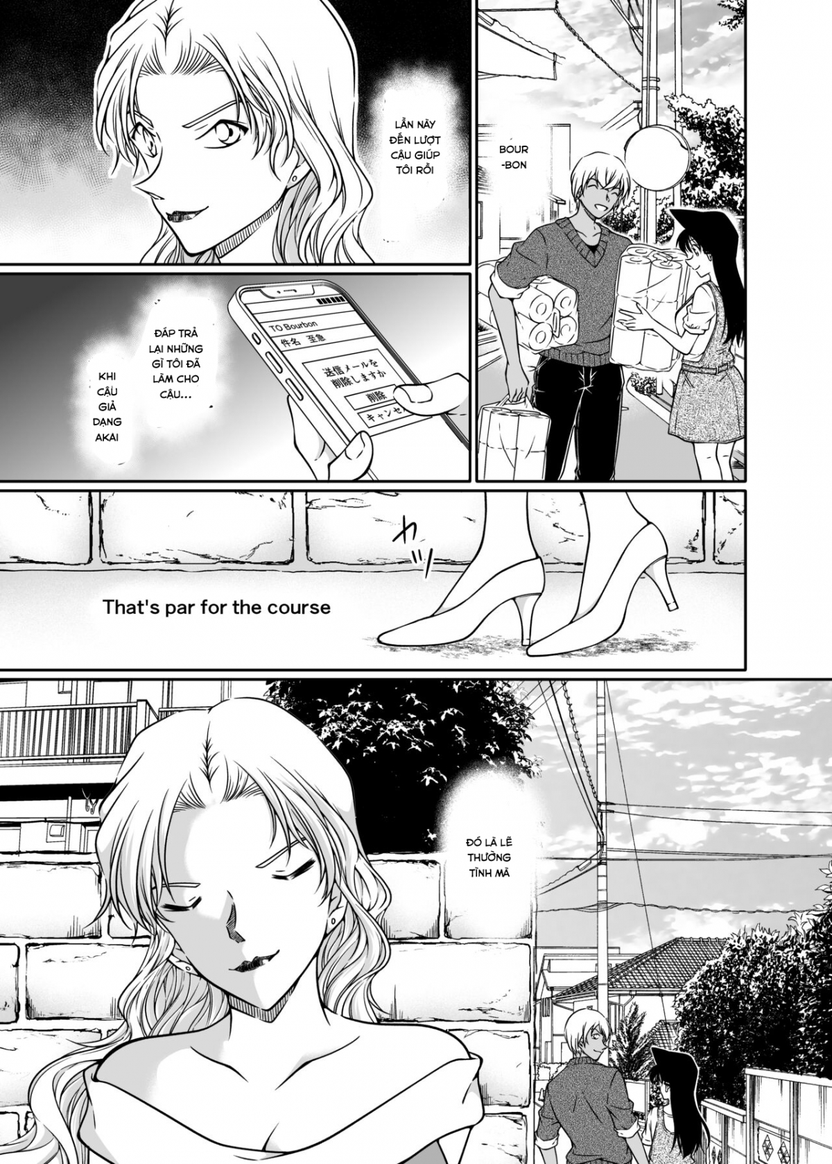 Đọc truyện hentai Kaiketsu Houhou wa Karada ni Oshiete Ageru (Detective Conan) - Oneshot