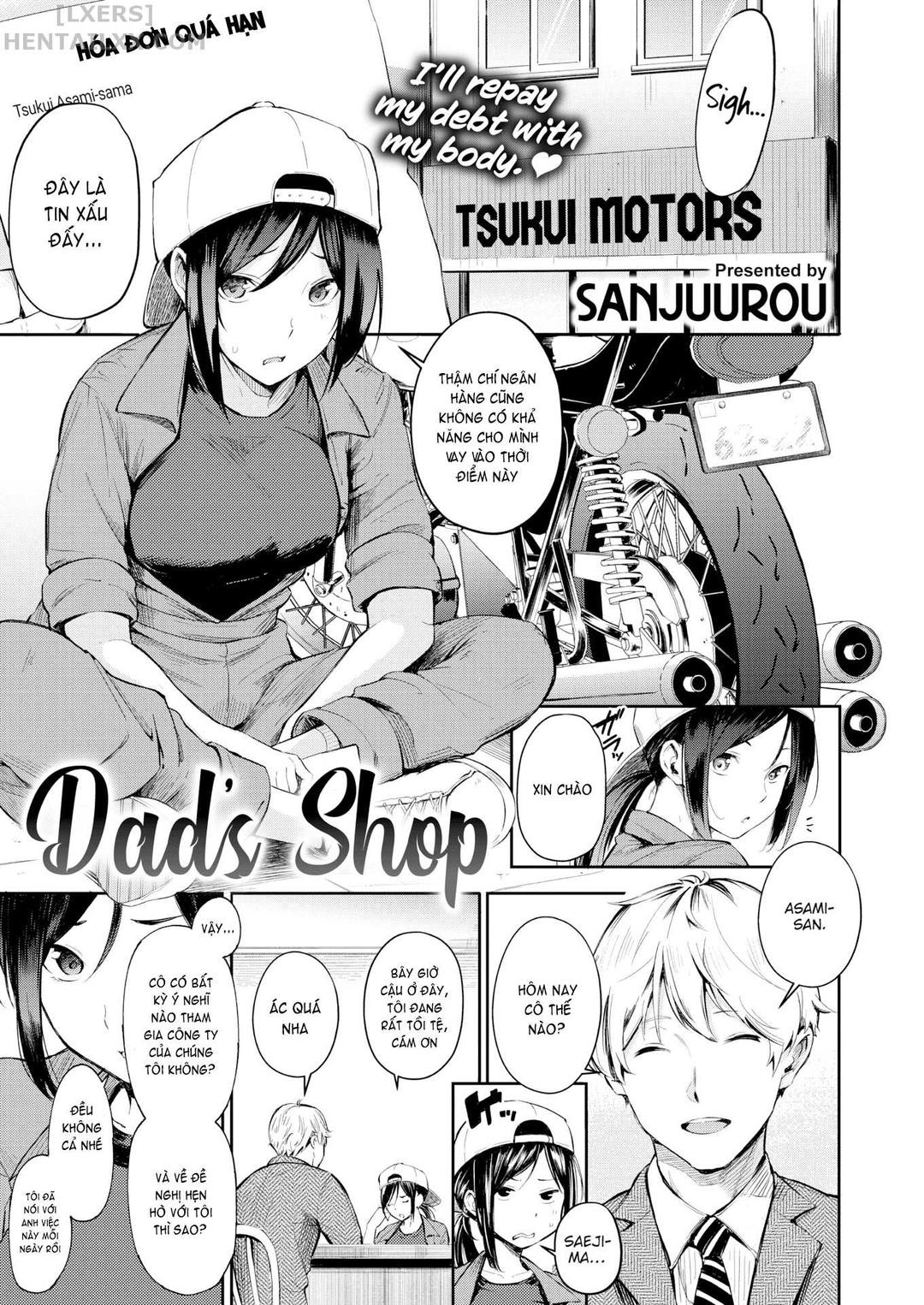Đọc truyện hentai Dad’s Shop - Oneshot