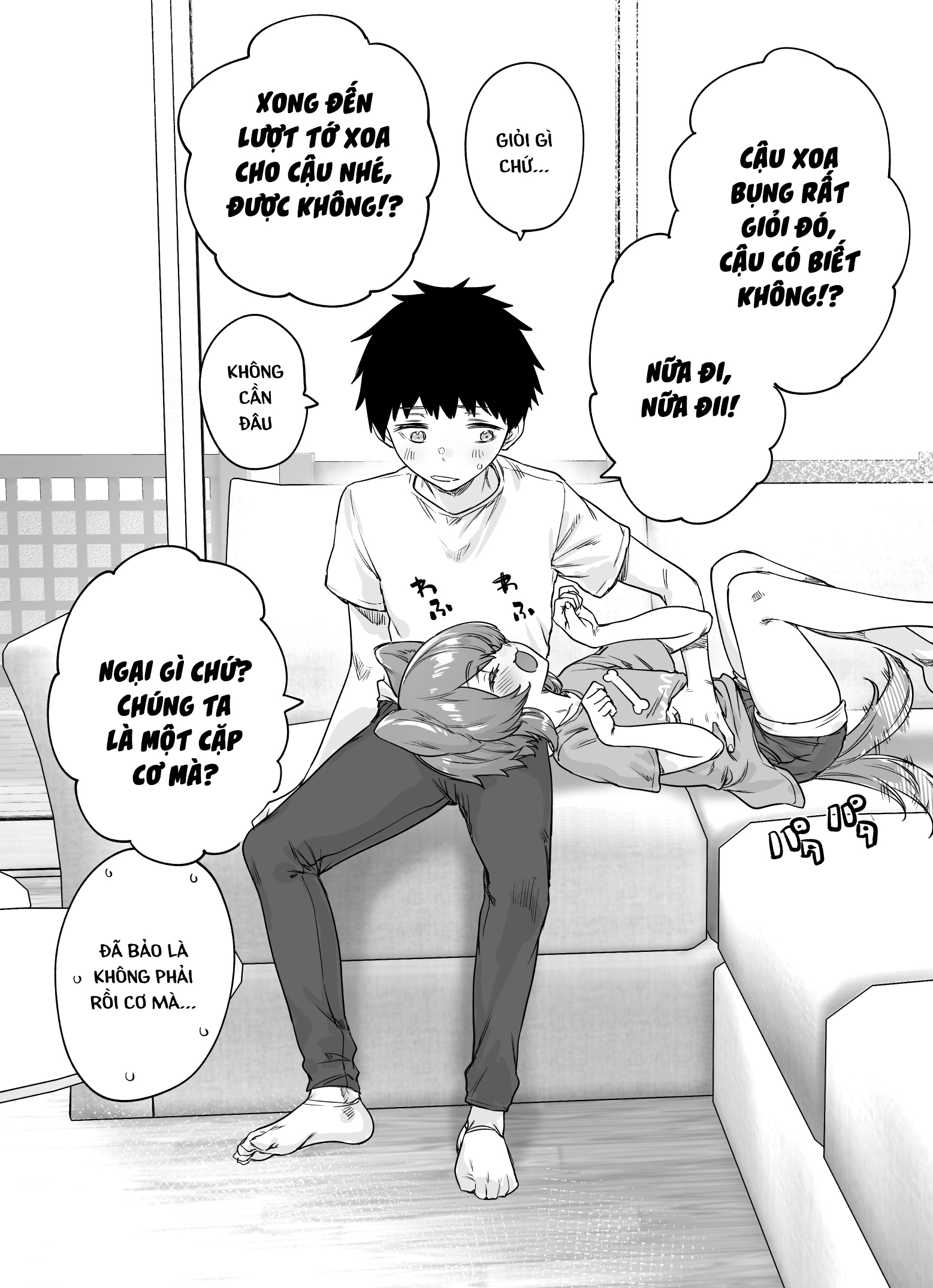 Đọc truyện hentai Con chó của tôi rất thích xoa bụng - Oneshot