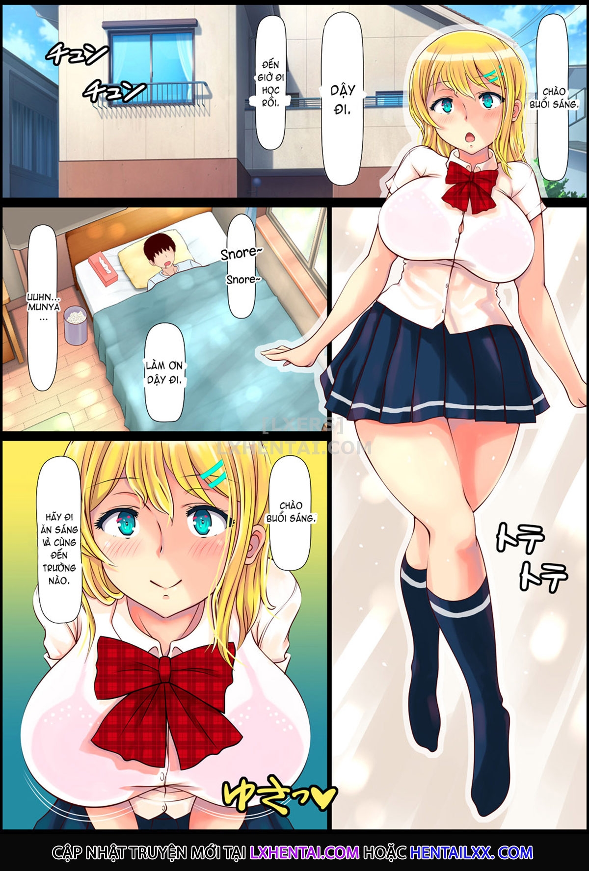 Đọc truyện hentai Blond Joshi Ryuugakusei Tanetsuke Press Namahame Taiken - Oneshot