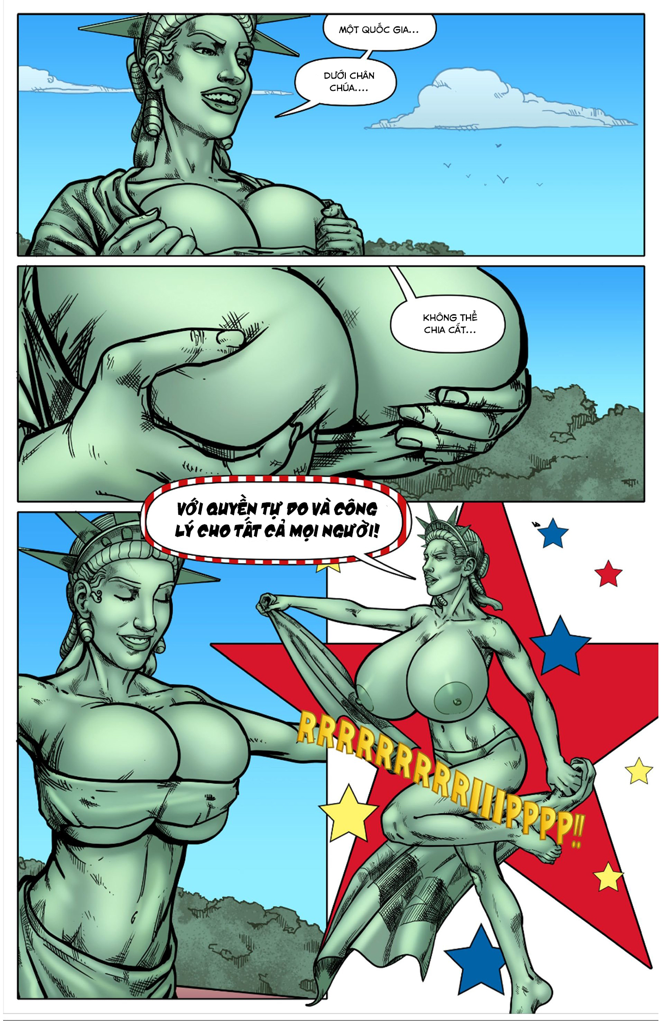 Đọc truyện hentai Stars and Stripes - Oneshot
