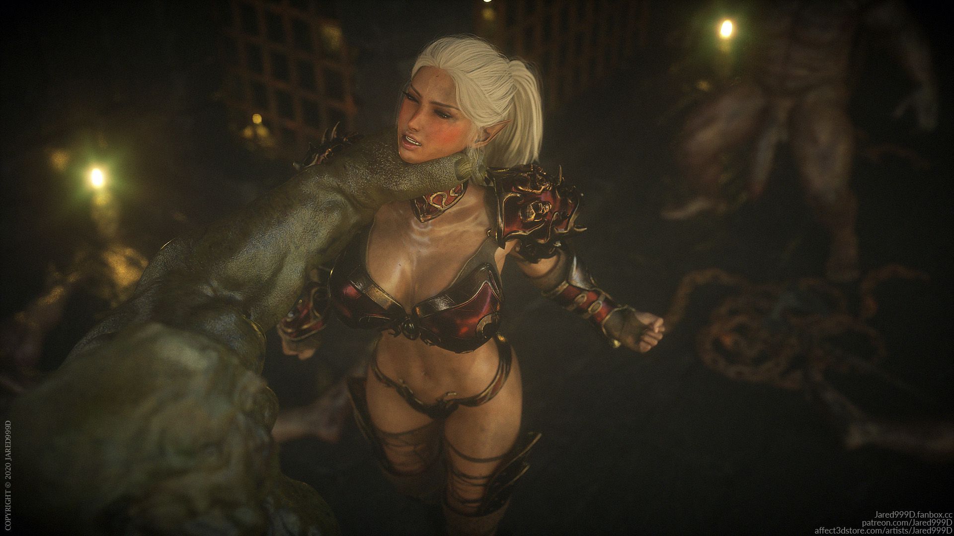 Đọc truyện hentai Elf Slave - Chapter 7: Double Trouble