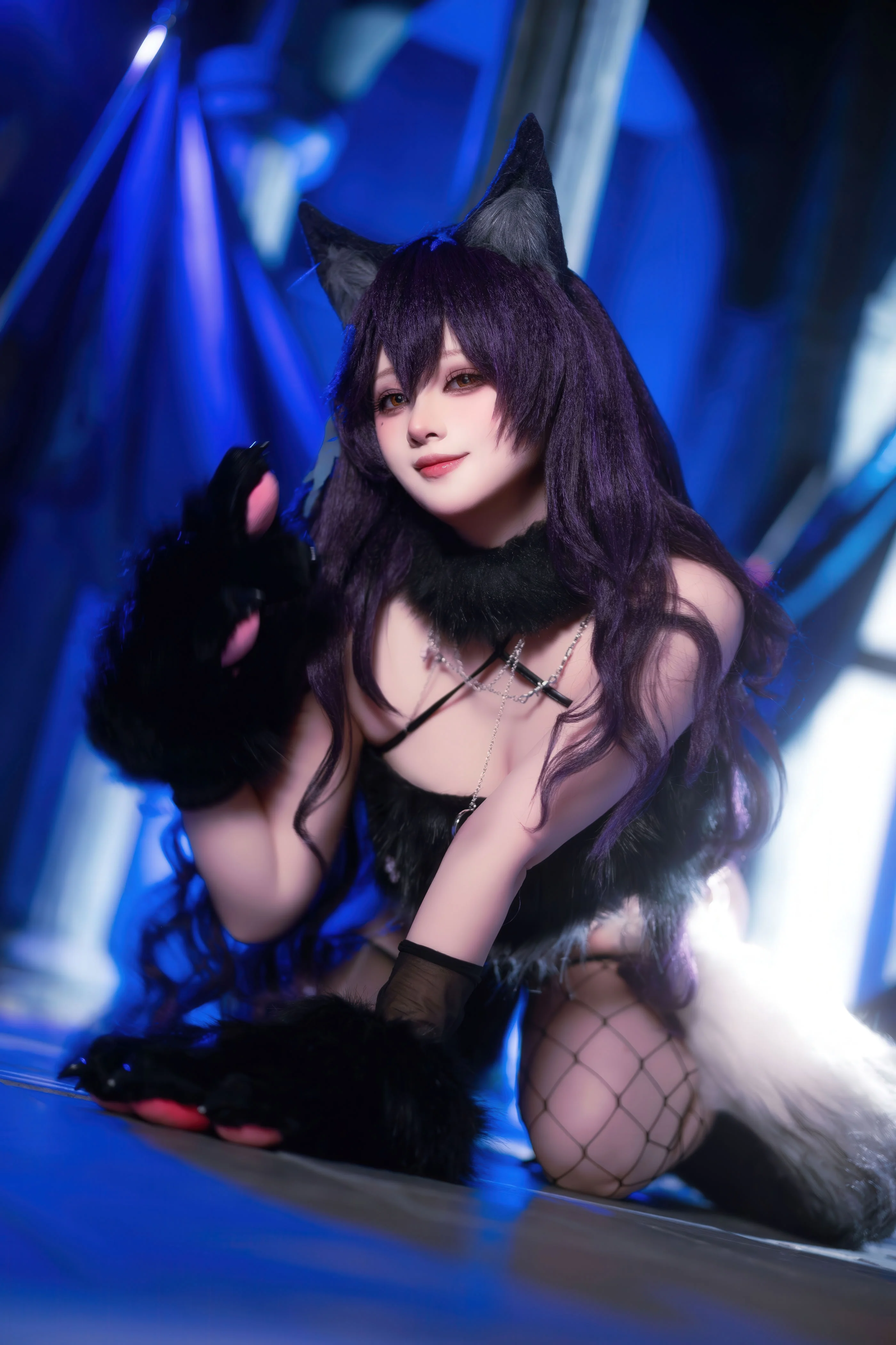 Đọc truyện hentai Tuyển tập Albums siêu phẩm Cosplay - Chap 1344 - Yukako - Azur Lane Atago Werewolf