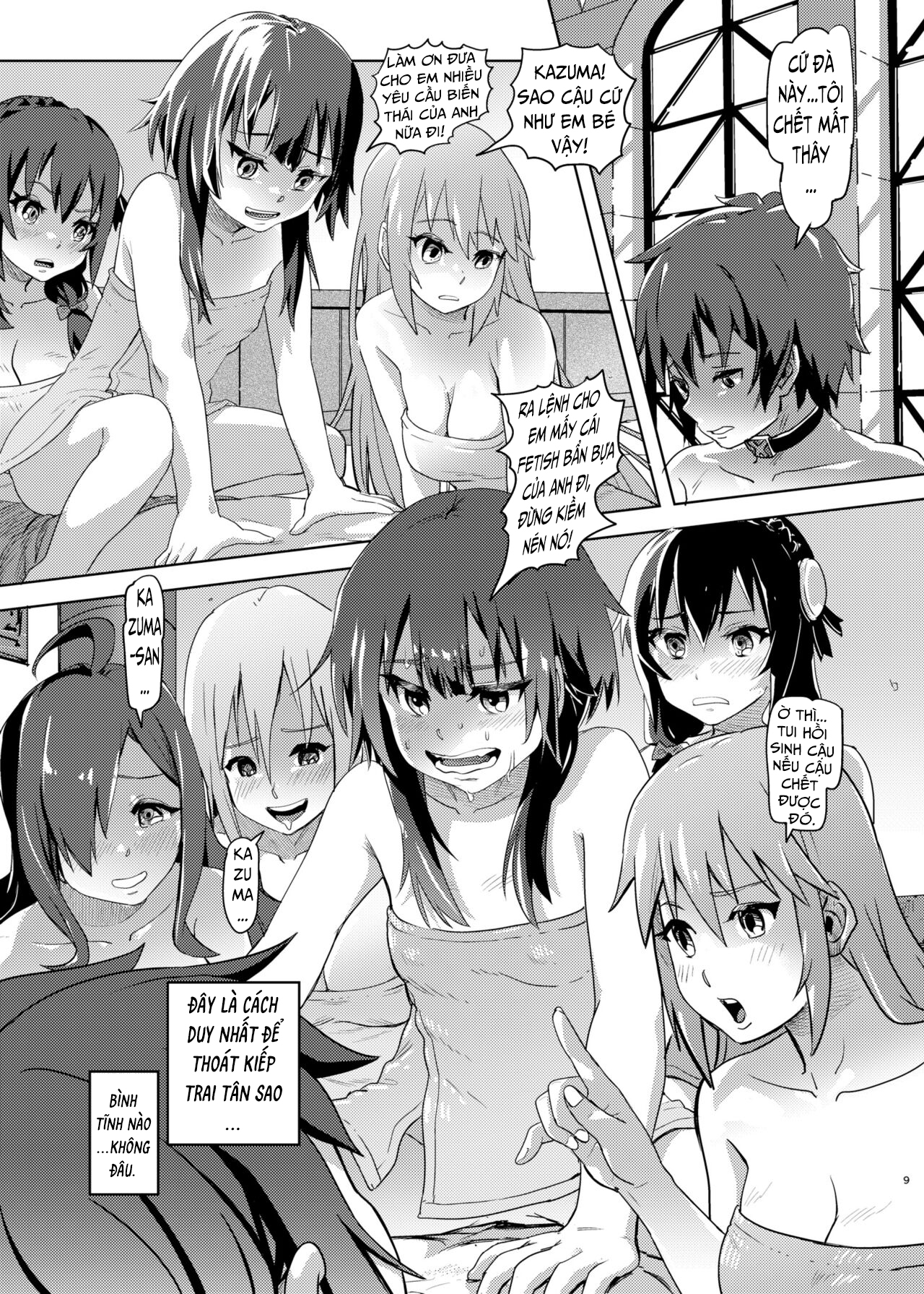 Đọc truyện hentai Kazuma và Cái Vòng Thắt Cổ - Chap 1