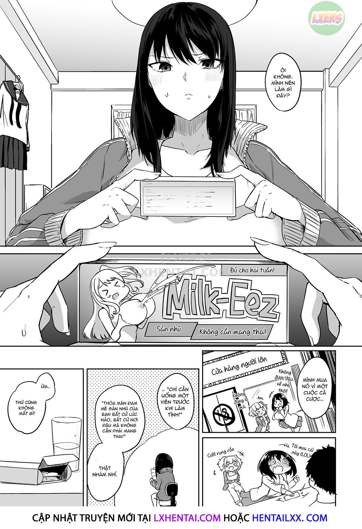 Đọc truyện hentai Đắm chìm trong dòng sữa tình yêu của em - Oneshot