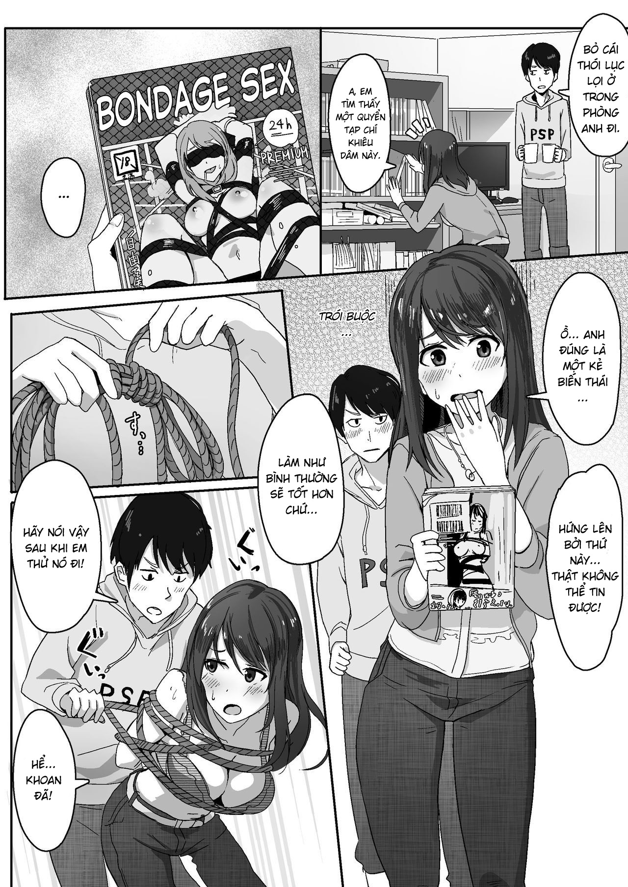 Đọc truyện hentai Kanojo ni Seiheki ga Bareru Hanashi - Oneshot