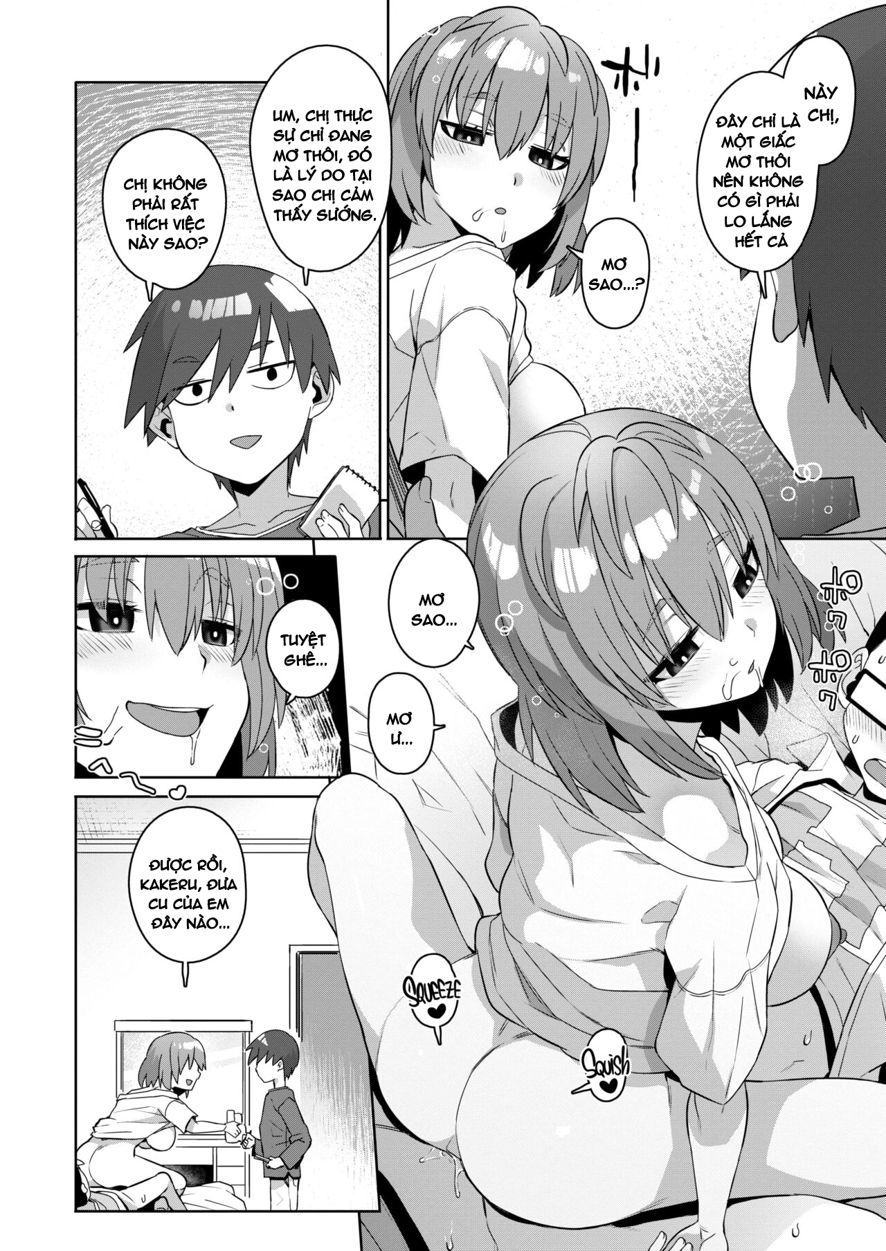 Đọc truyện hentai Nghiên cứu phản ứng cơ thể phụ nữ trên chị gái - Oneshot