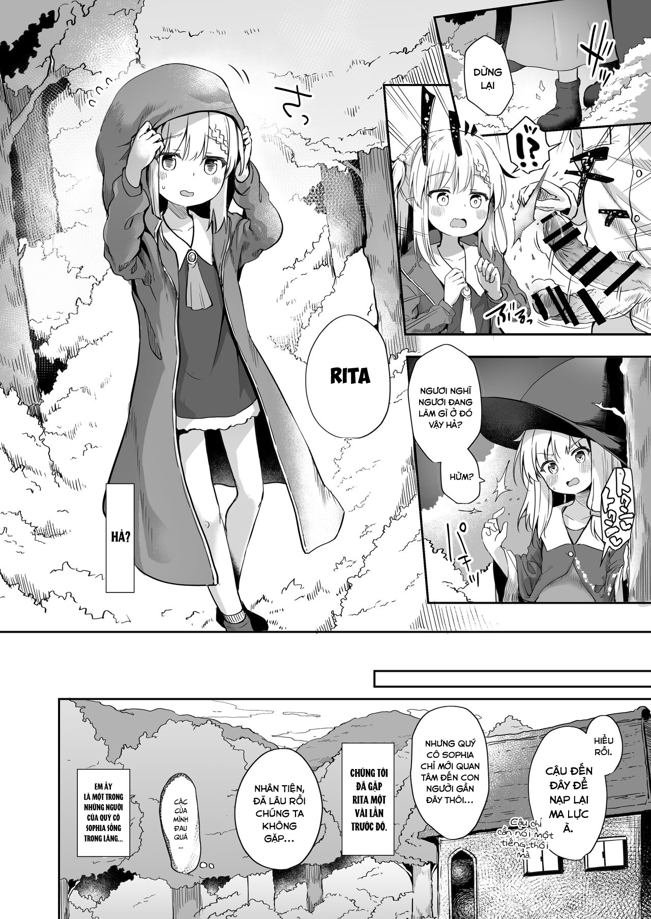 Đọc truyện hentai Spun Around by the Sweet Witch - Oneshot.