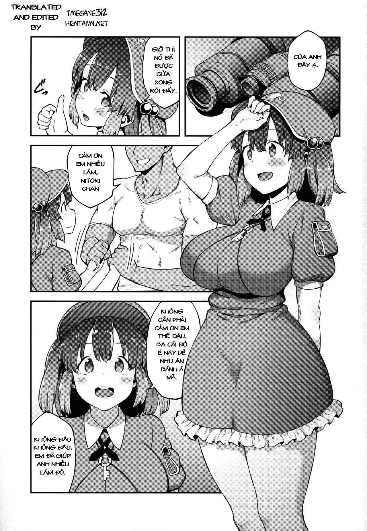 Đọc truyện hentai Yoroshiku Nitori-chan (Touhou Project) - Bé cute ngây thơ quá~
