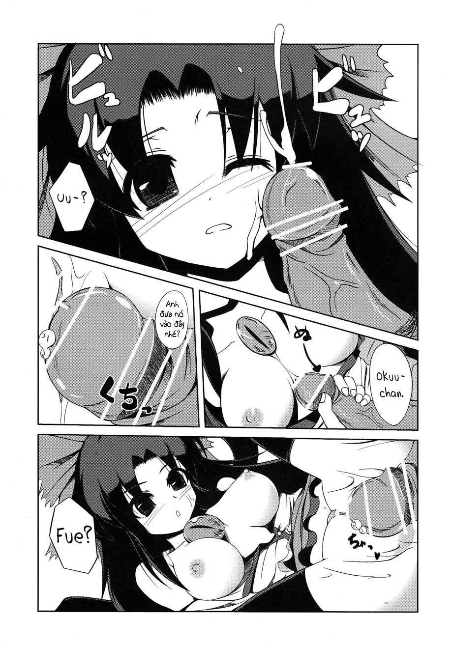 Đọc truyện hentai Okuu-chan no Oppai wo Funifuni Hon (Touhou Project) - Oneshot